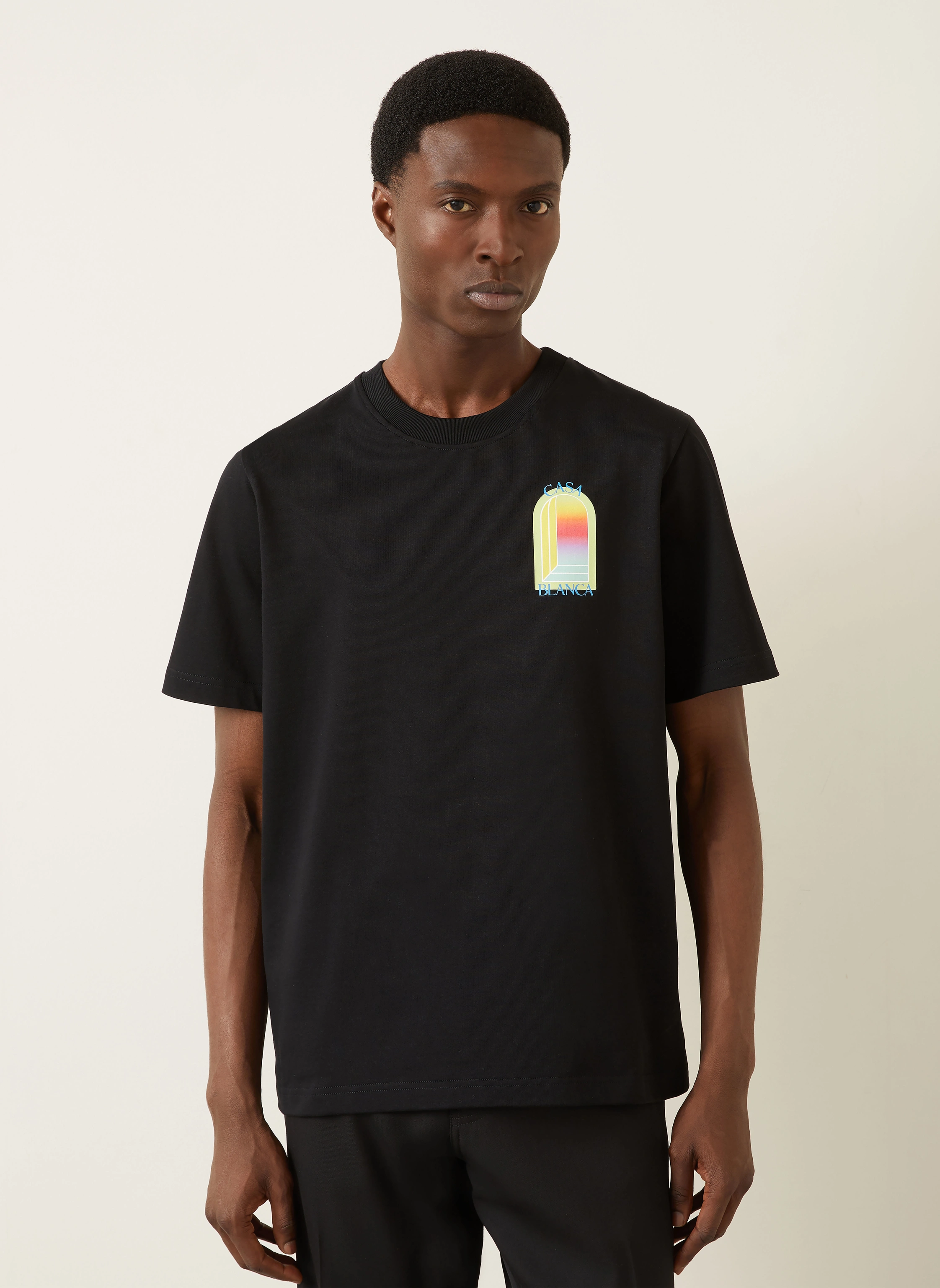 Casablanca T-shirt: BLACK