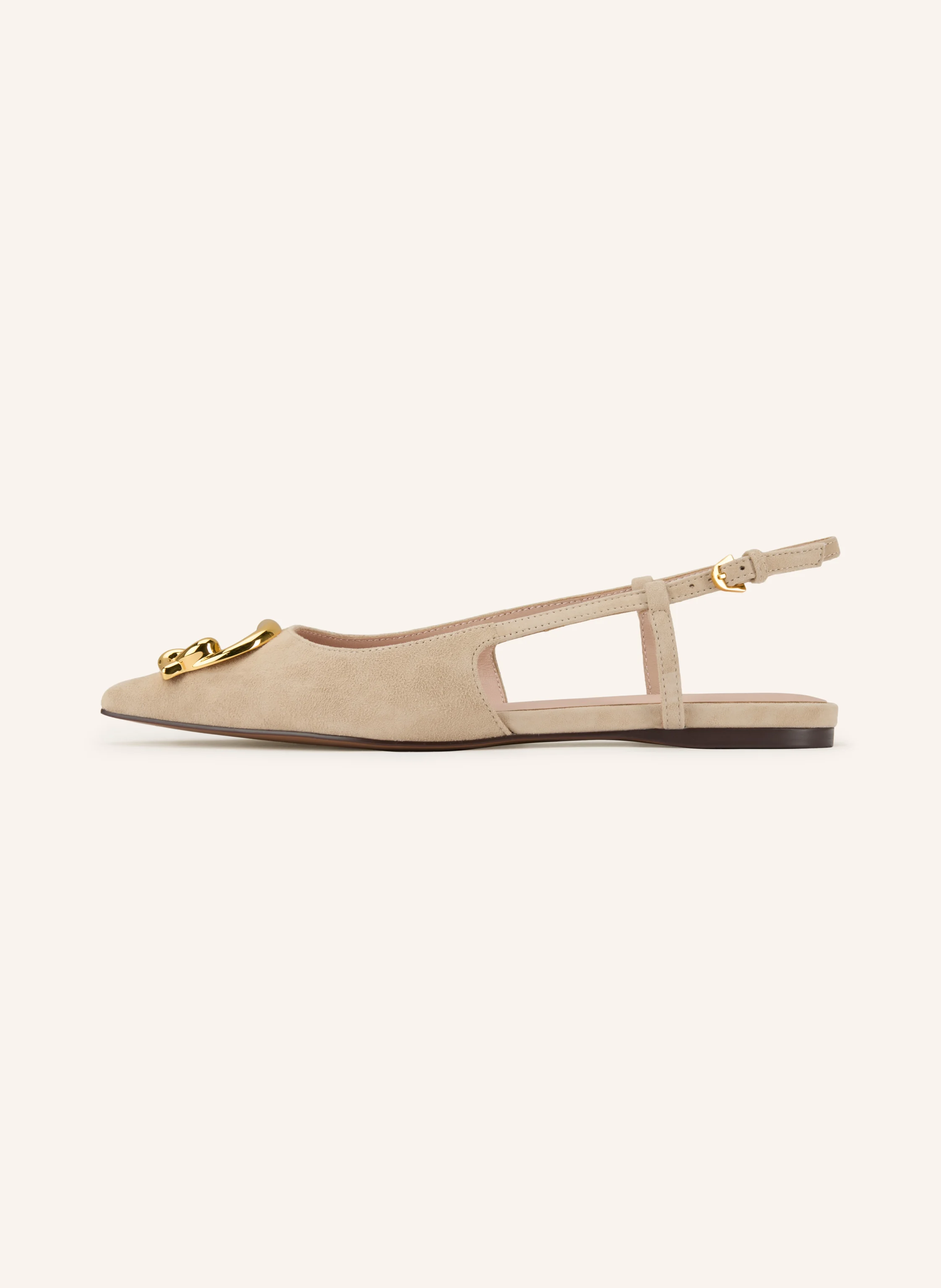 COCCINELLE sling ballerinas: BEIGE