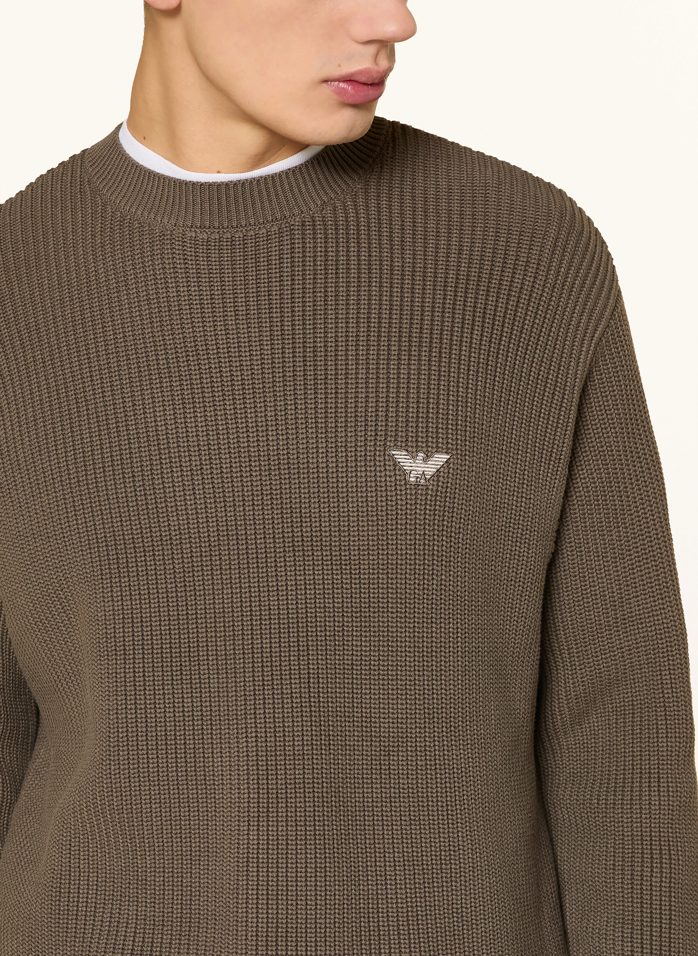 EMPORIO ARMANI sweater: DARK BROWN