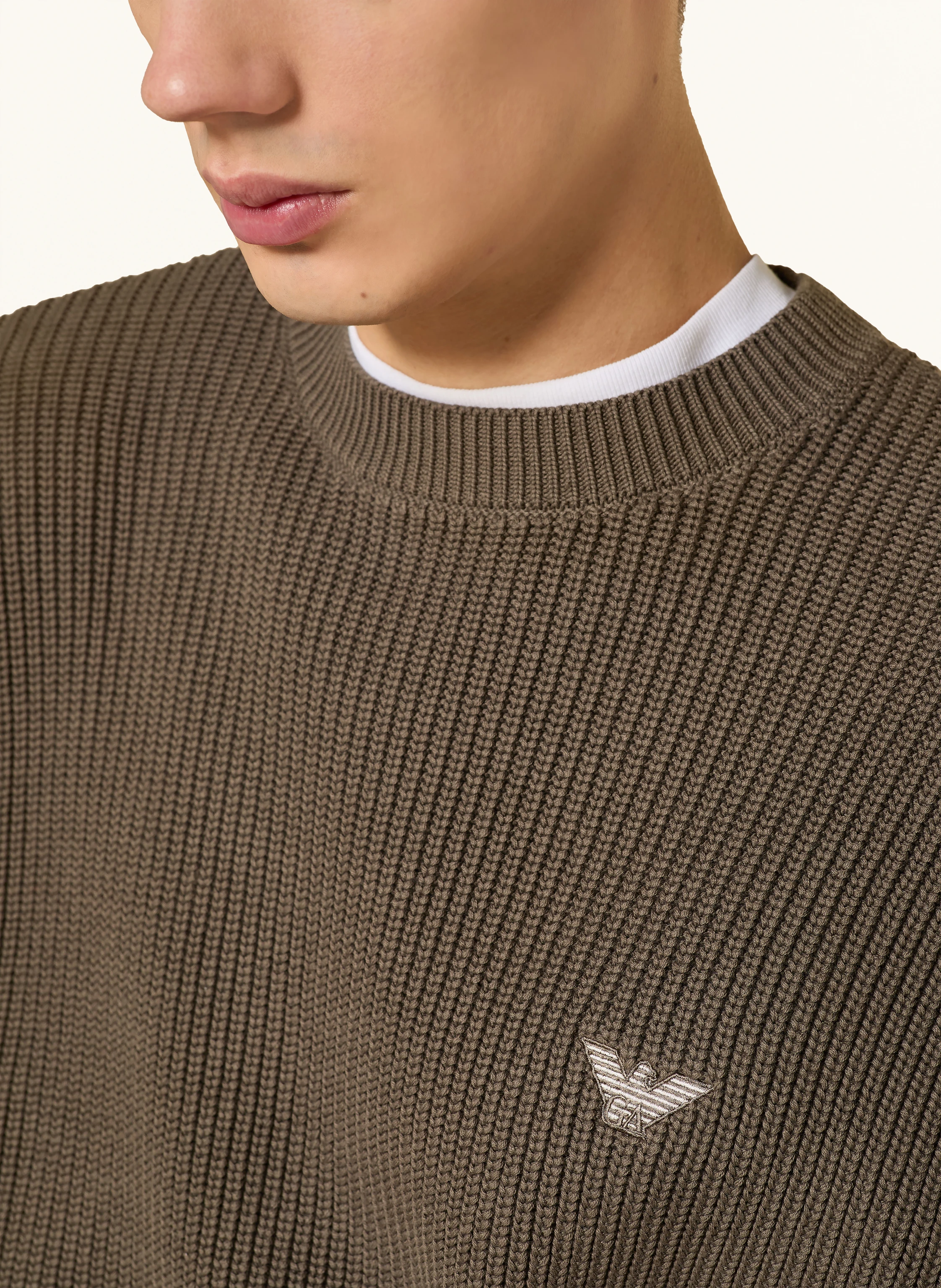 EMPORIO ARMANI sweater: DARK BROWN