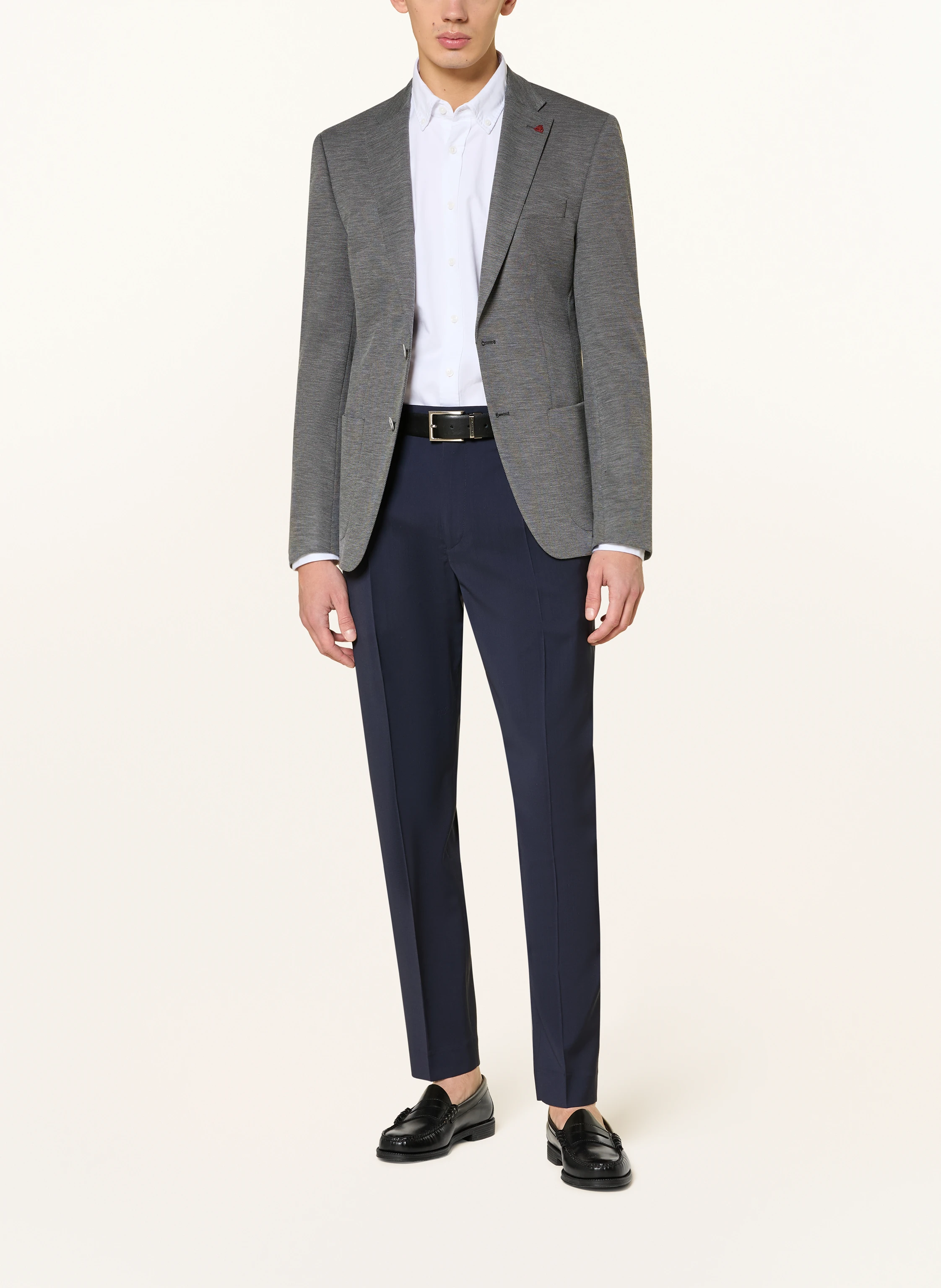 ROY ROBSON Sacou de costum Slim Fit: GRI ÎNCHIS