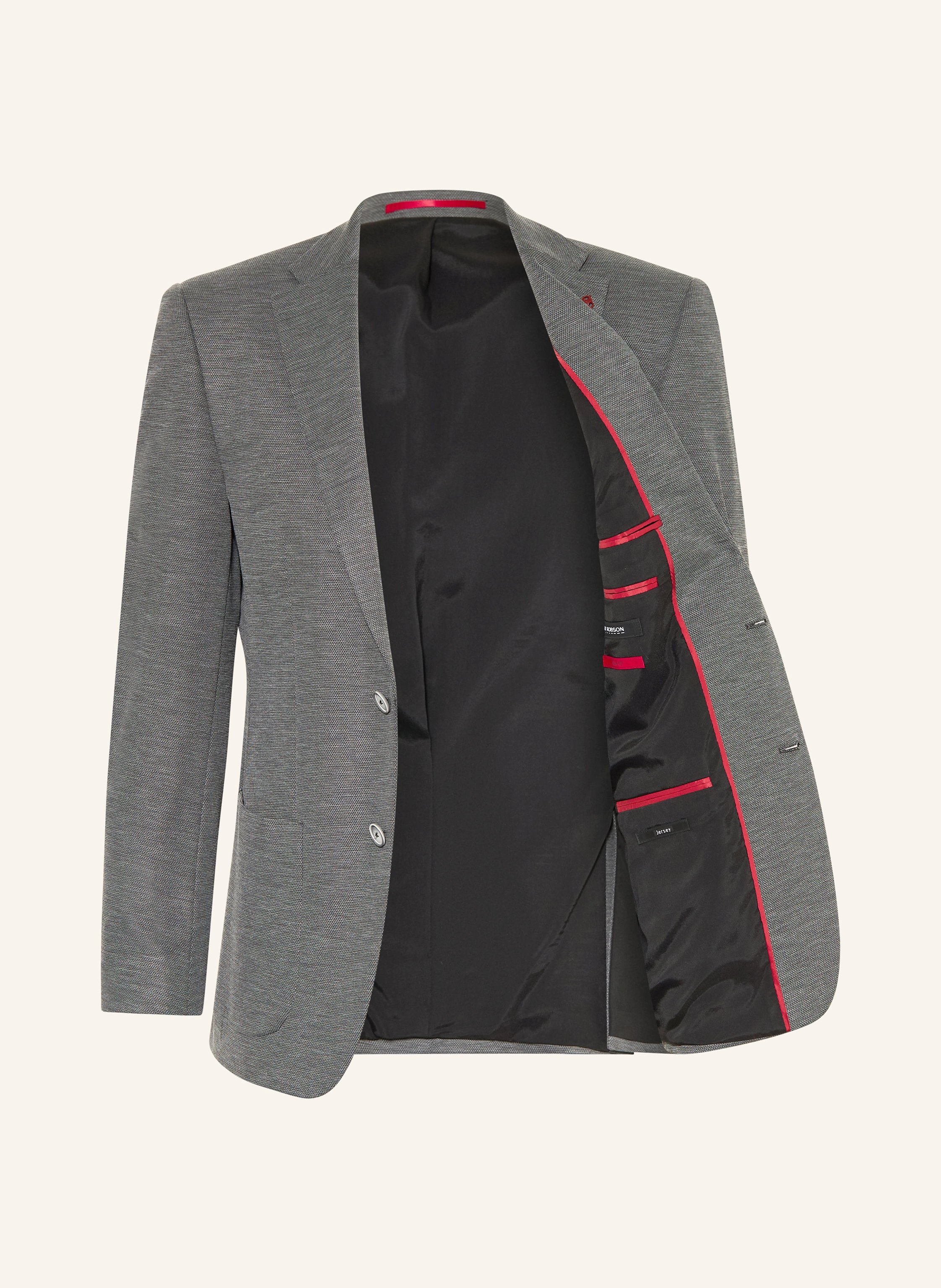 ROY ROBSON Sacou de costum Slim Fit: GRI ÎNCHIS
