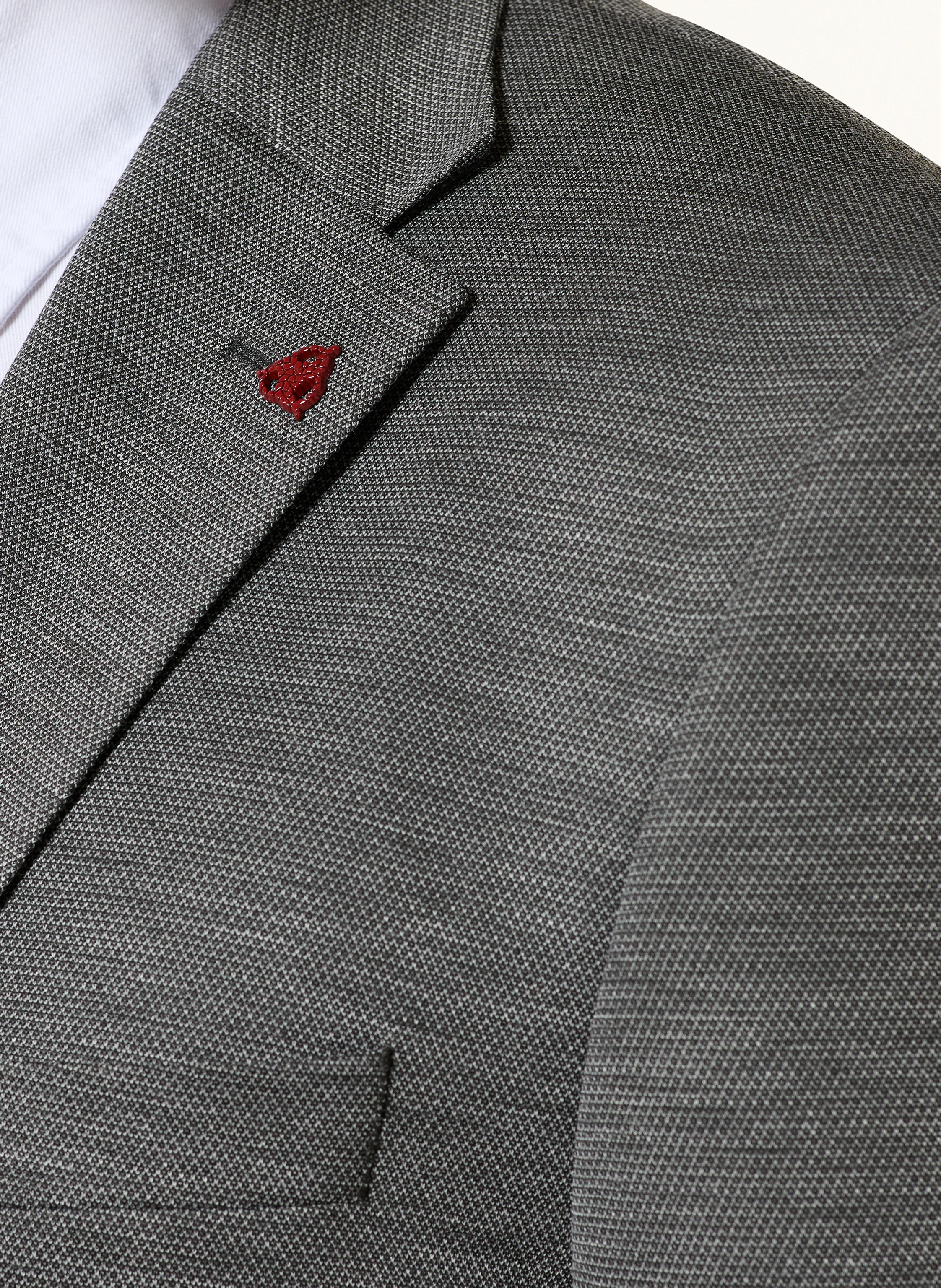 ROY ROBSON Sacou de costum Slim Fit: GRI ÎNCHIS