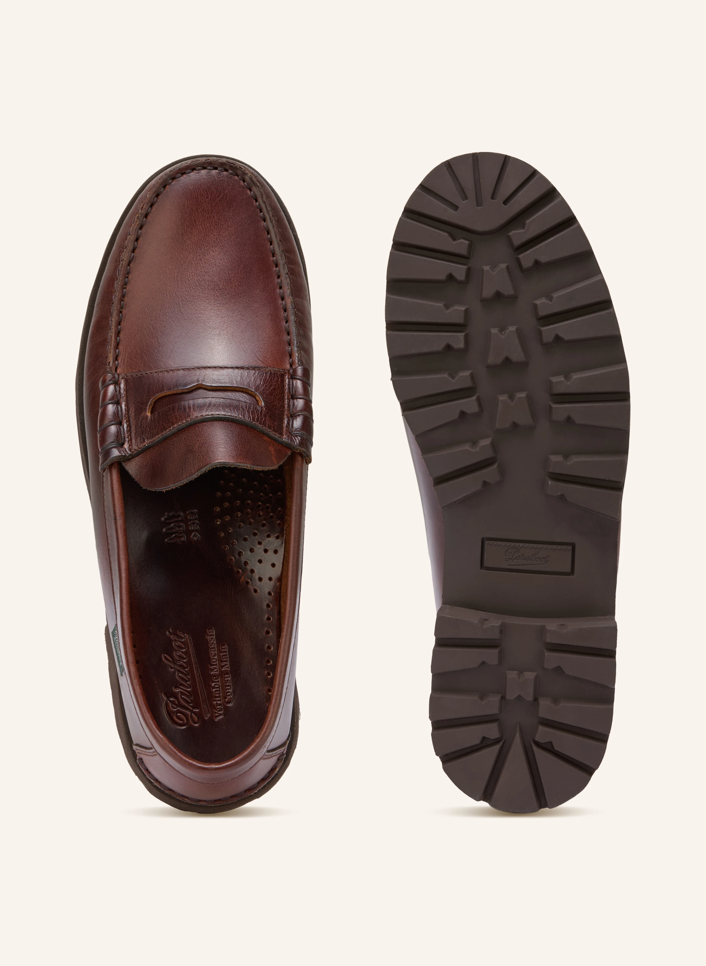 Paraboot Penny loafer CORAUX in brown