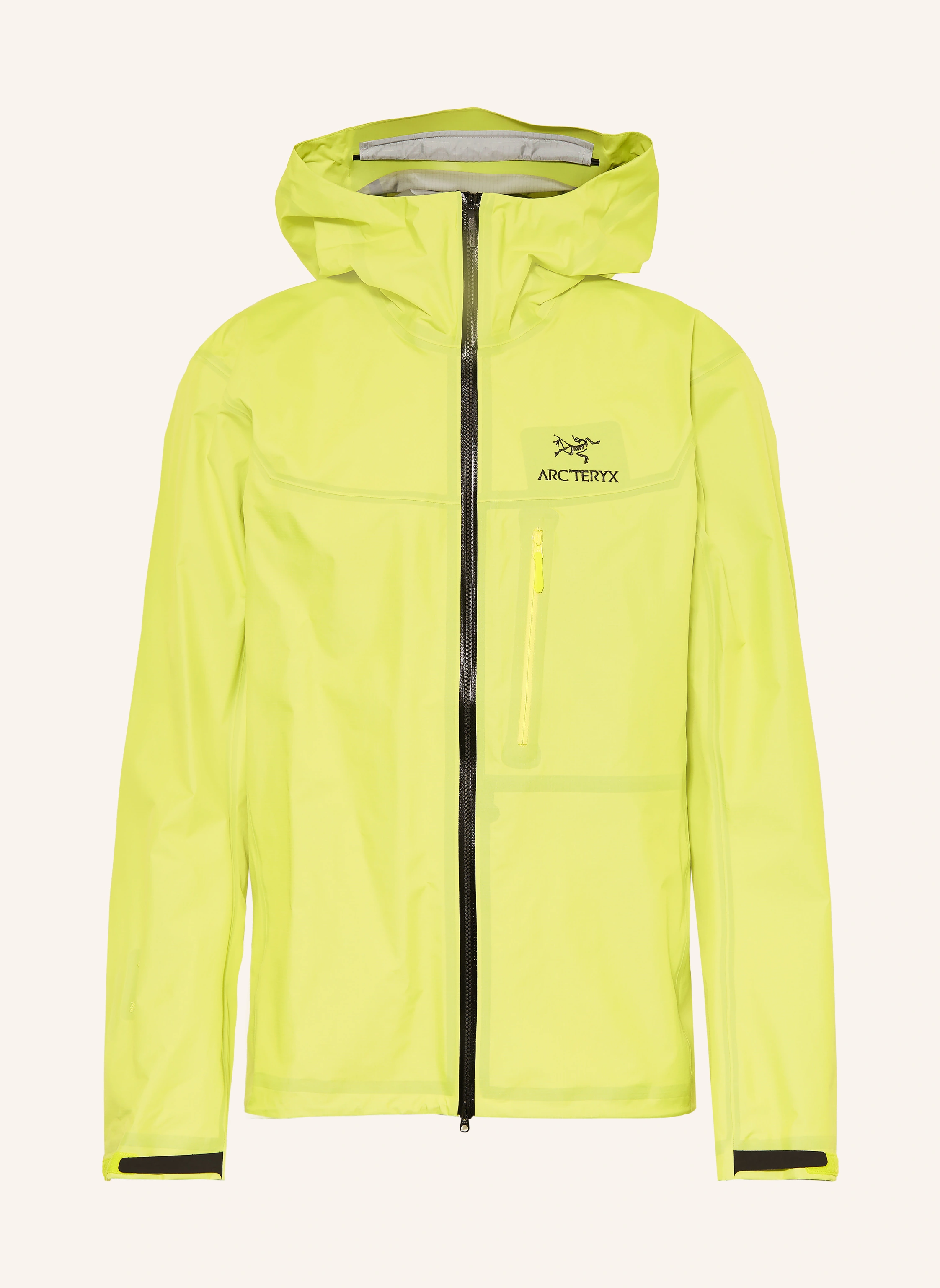 ARC'TERYX ALPHA SL hardshell jacket in yellow
