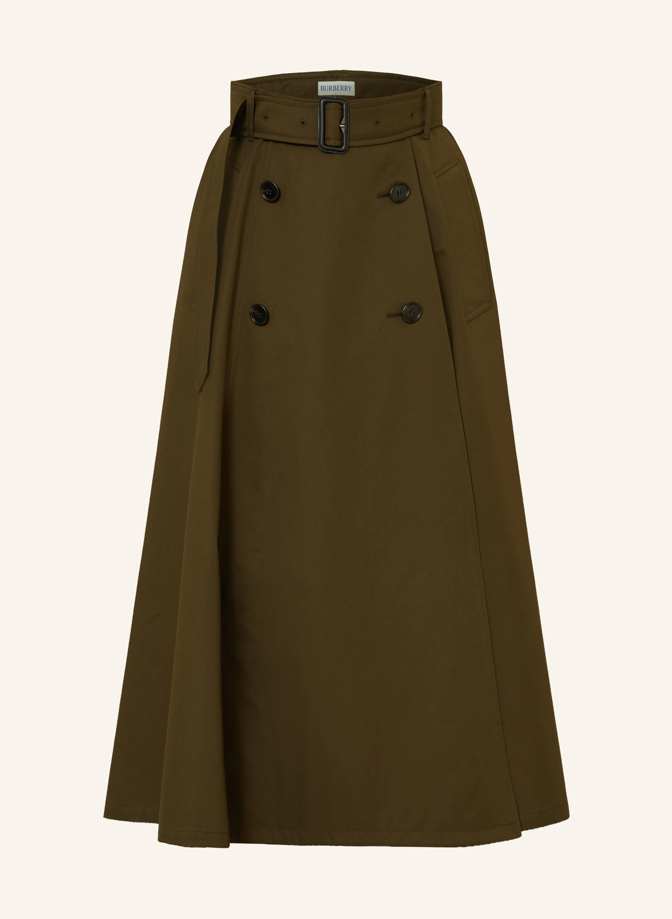 BURBERRY BRENDA wrap skirt in olive