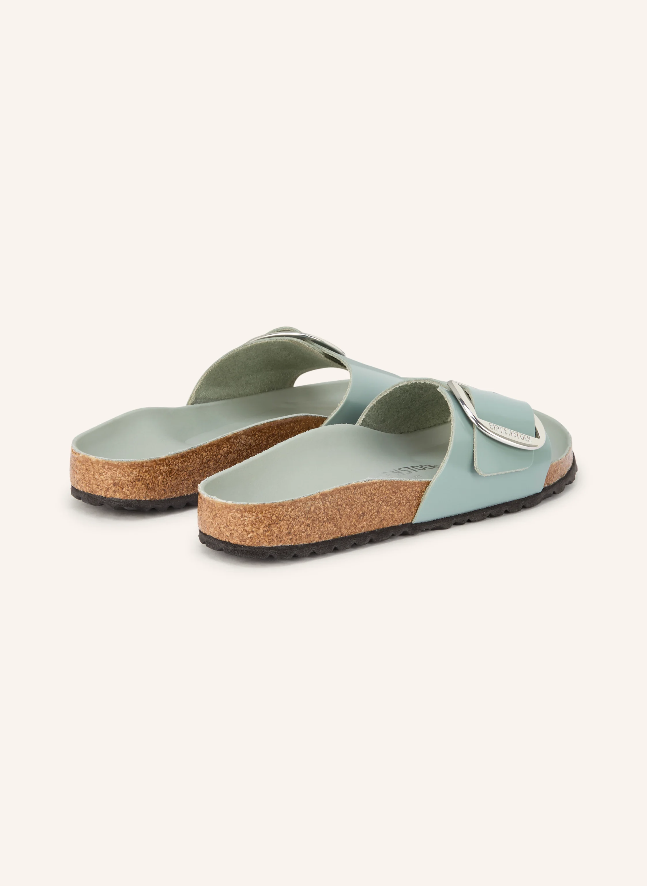BIRKENSTOCK MADRID BIG BUCKLE mules: LIGHT GREEN