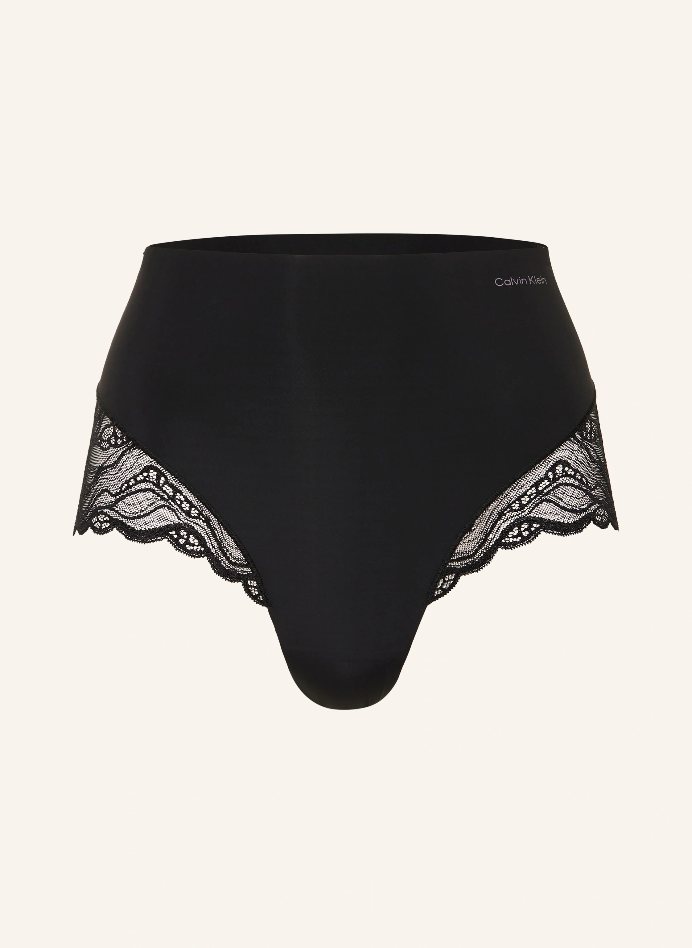 Calvin Klein SENSUAL STRETCH LACE shaping briefs: BLACK
