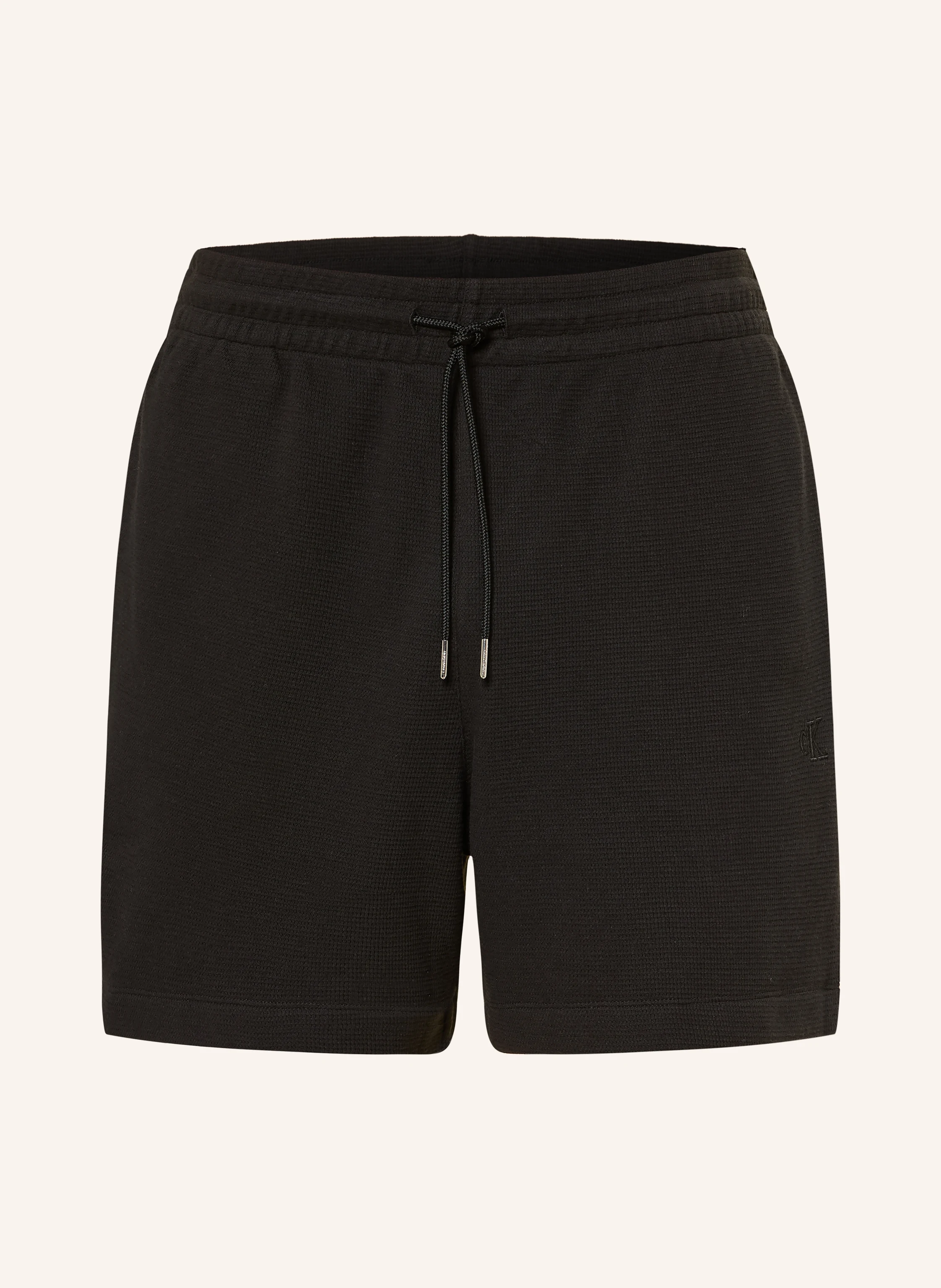 Calvin Klein Jeans sweat shorts: BLACK