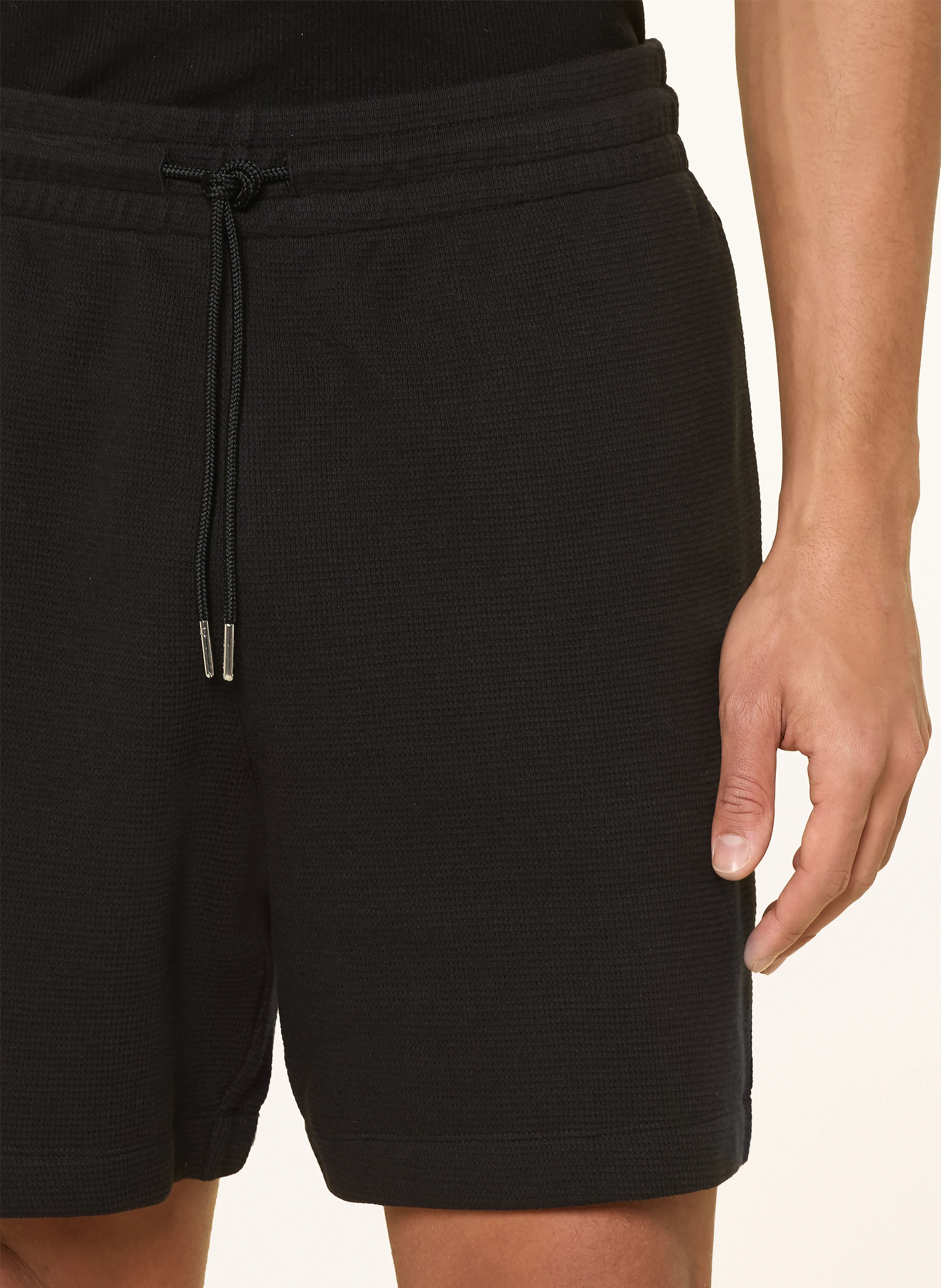 Calvin Klein Jeans sweat shorts: BLACK
