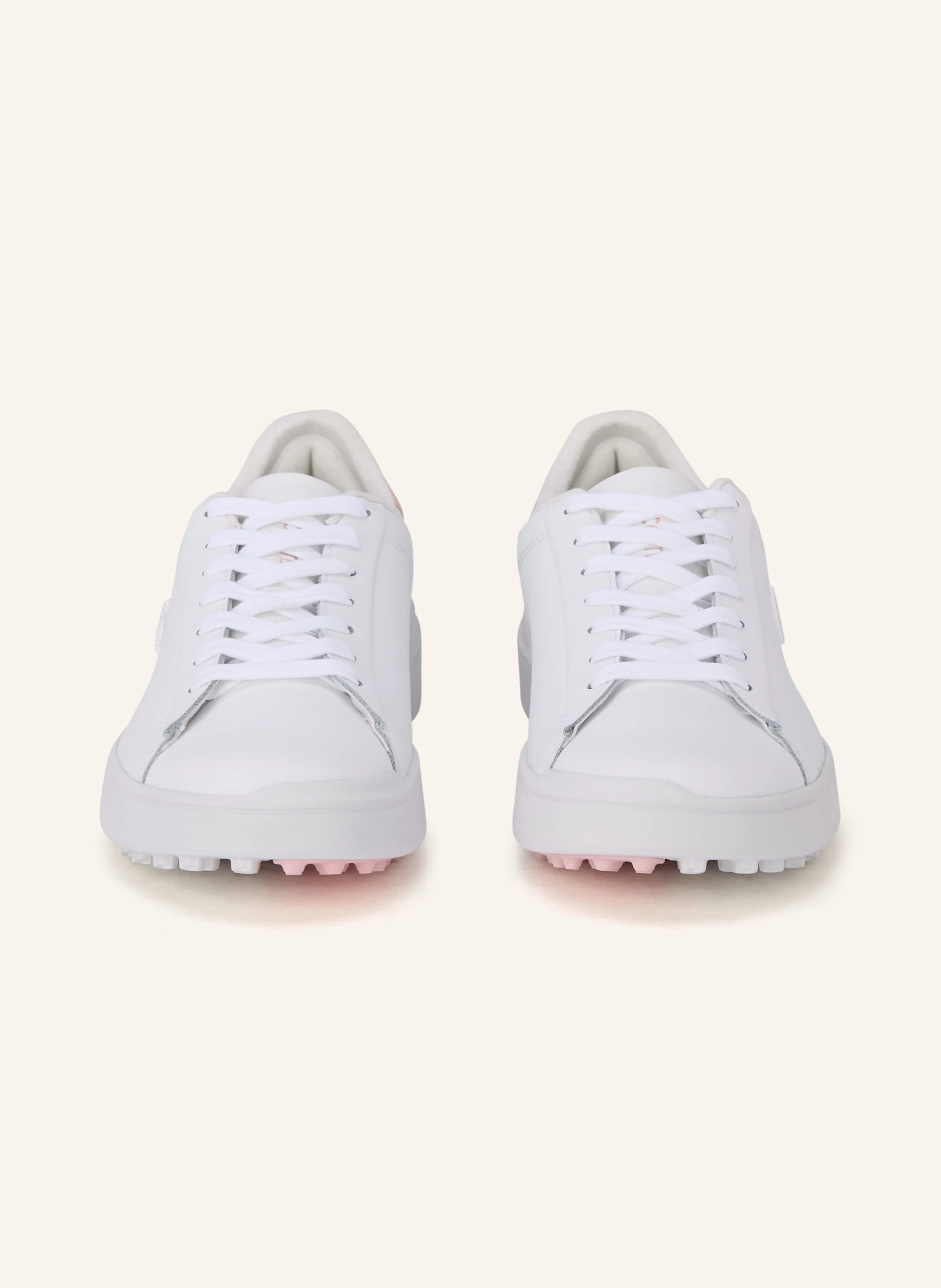 LACOSTE CARNABY GOLF golf shoes: WHITE / LIGHT PINK