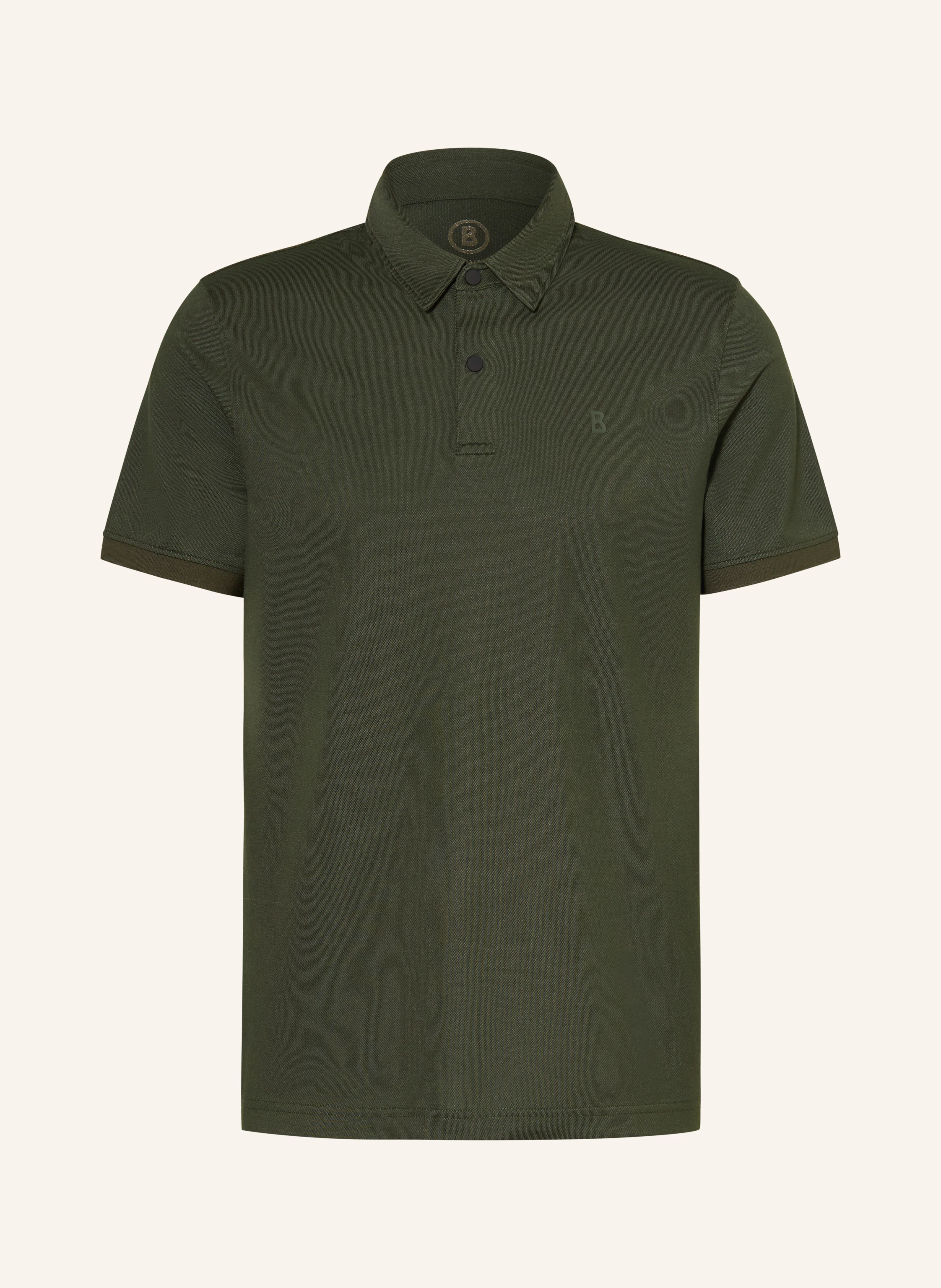 BOGNER TIMO piqué polo shirt: DARK GREEN