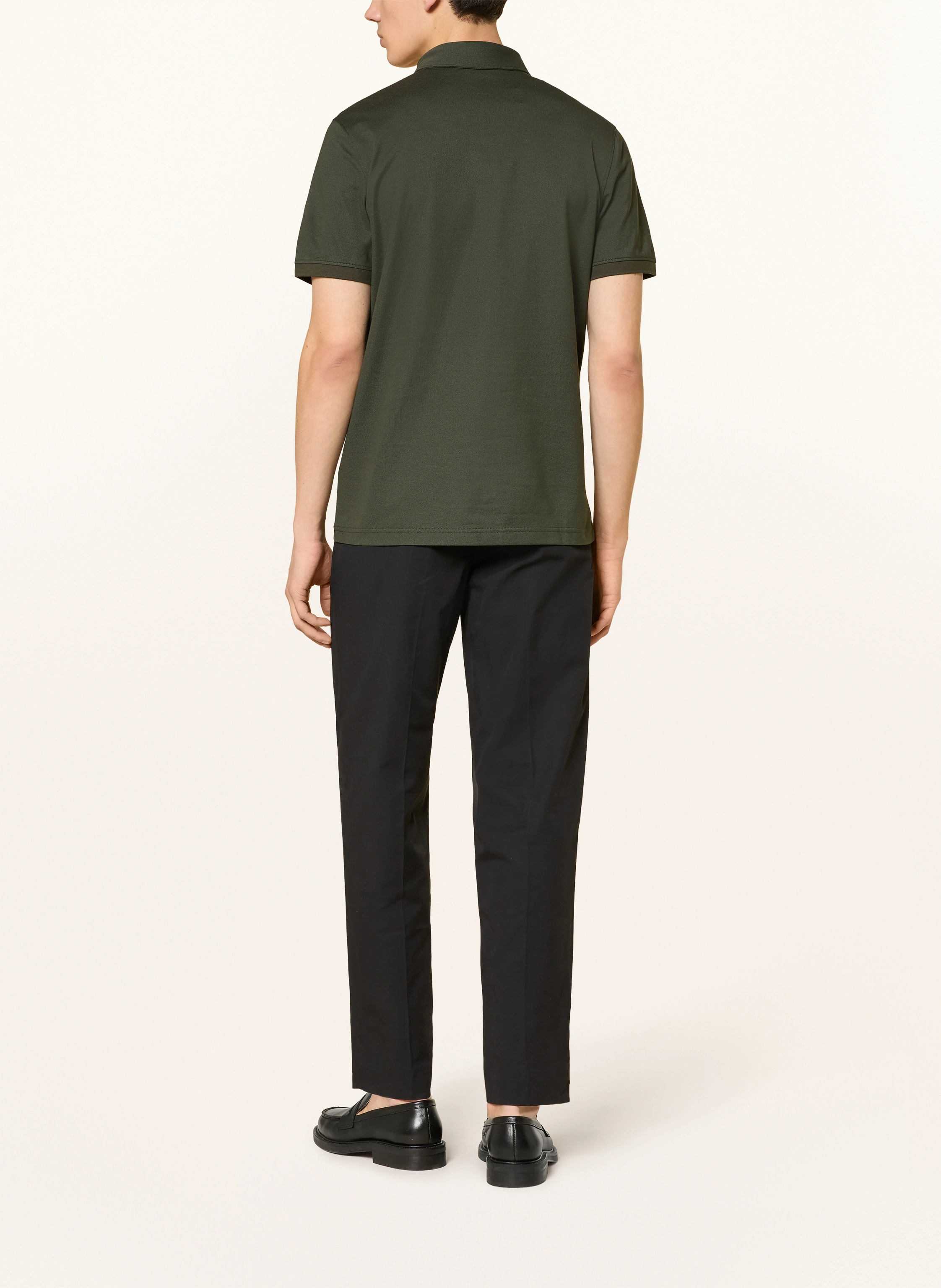 BOGNER TIMO piqué polo shirt: DARK GREEN