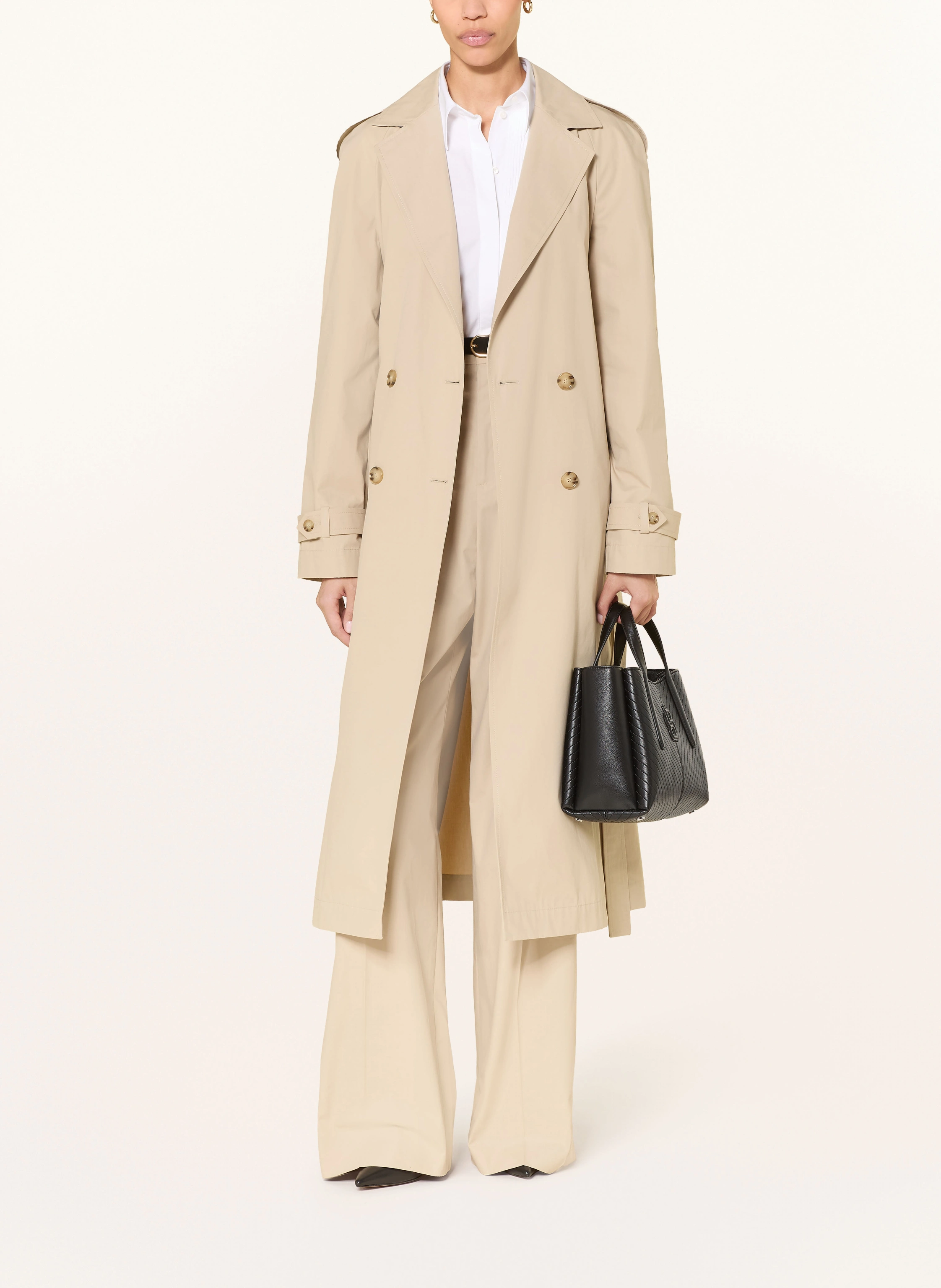 BOSS CARENZA trench coat: BEIGE