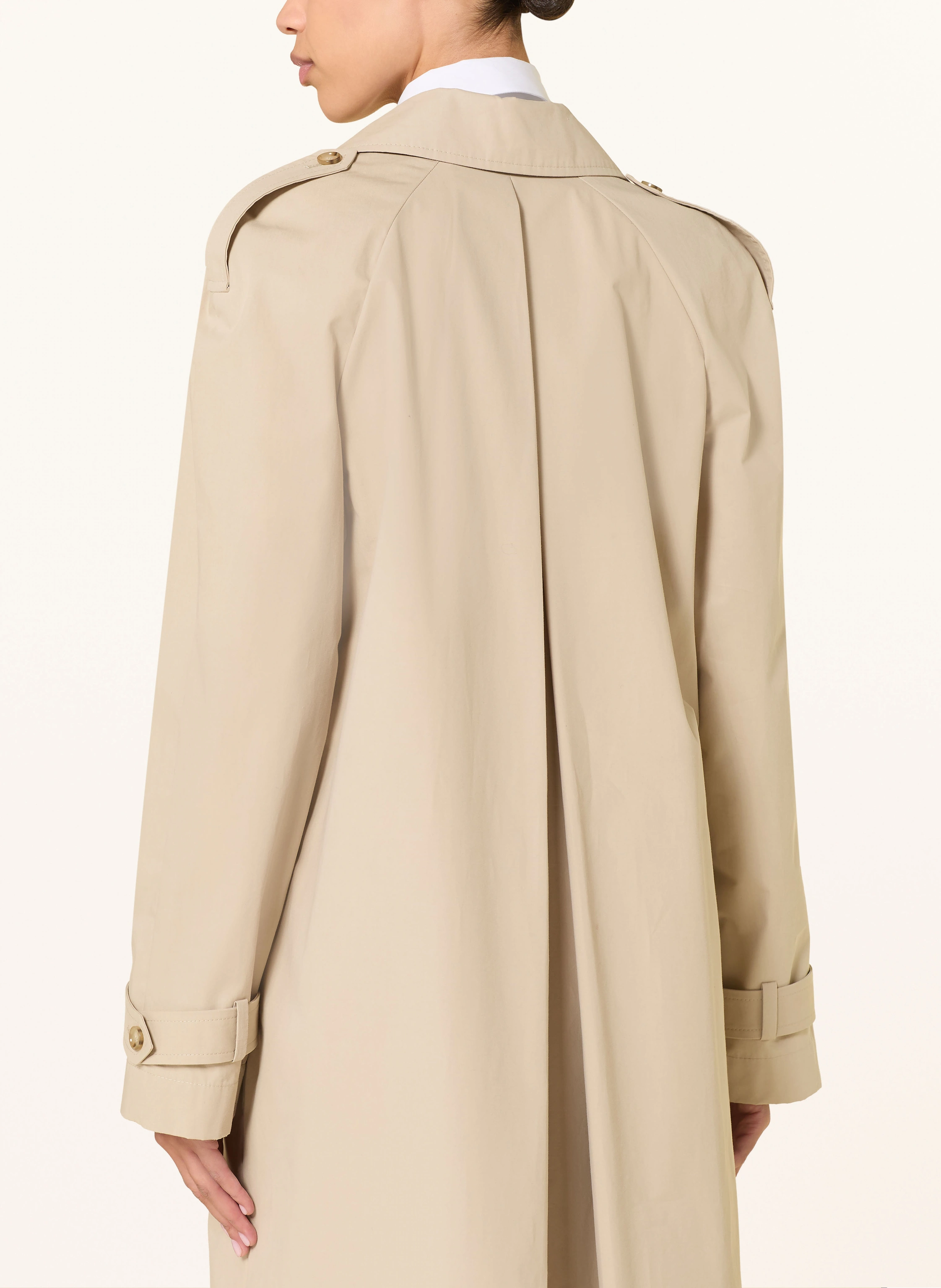 BOSS CARENZA trench coat: BEIGE