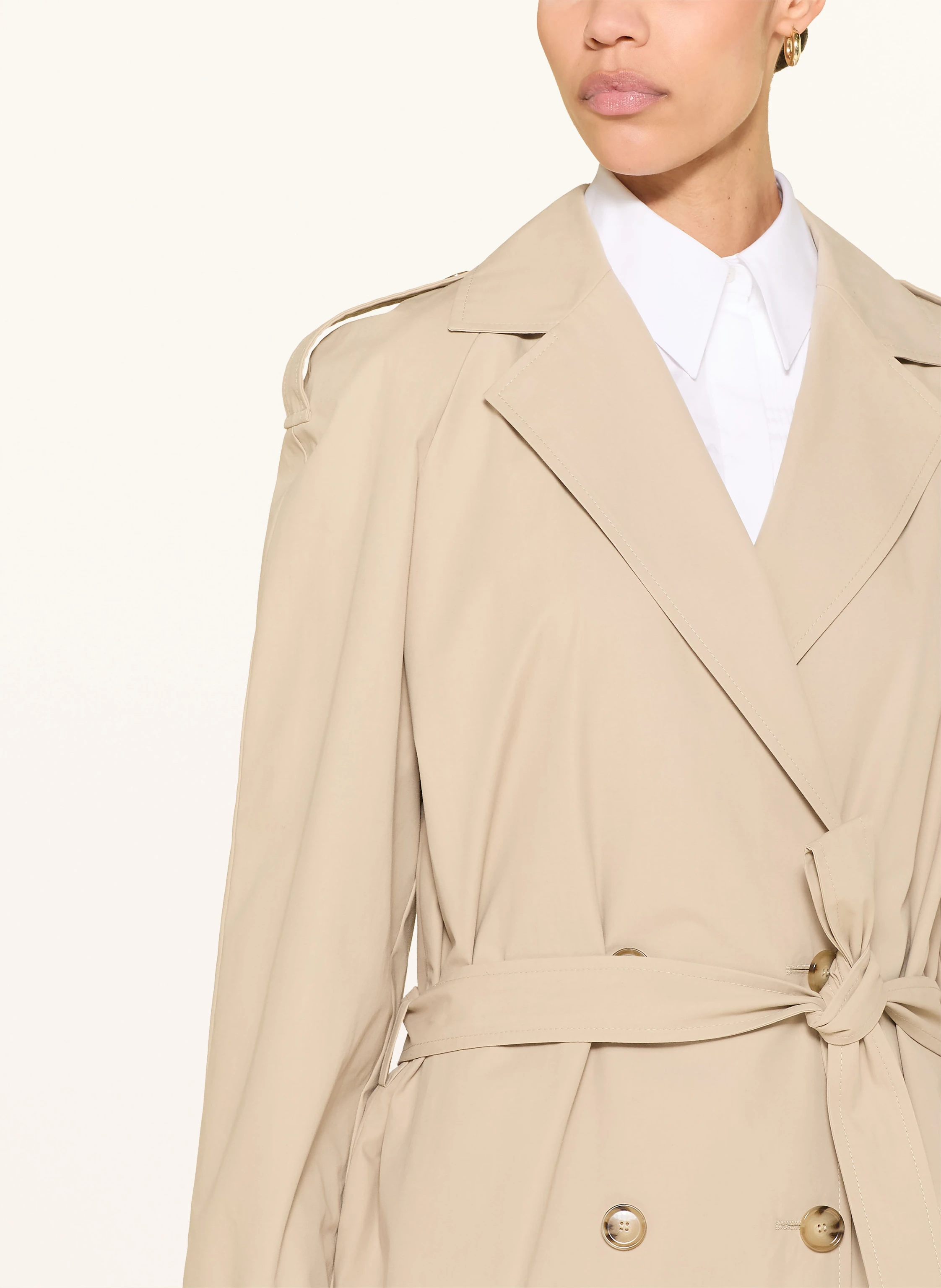 BOSS CARENZA trench coat: BEIGE