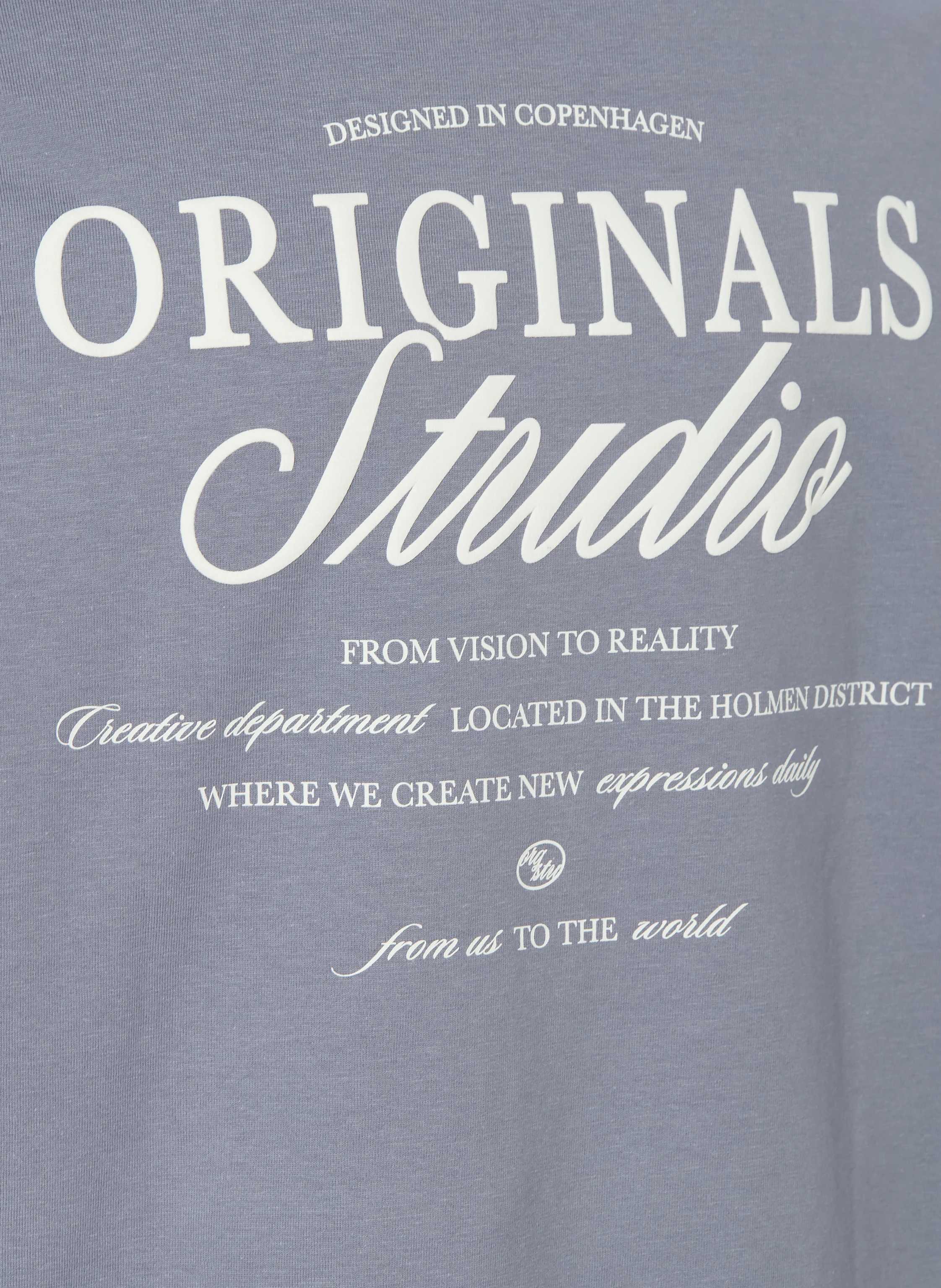 JACK&JONES T-shirt: BLUE GRAY