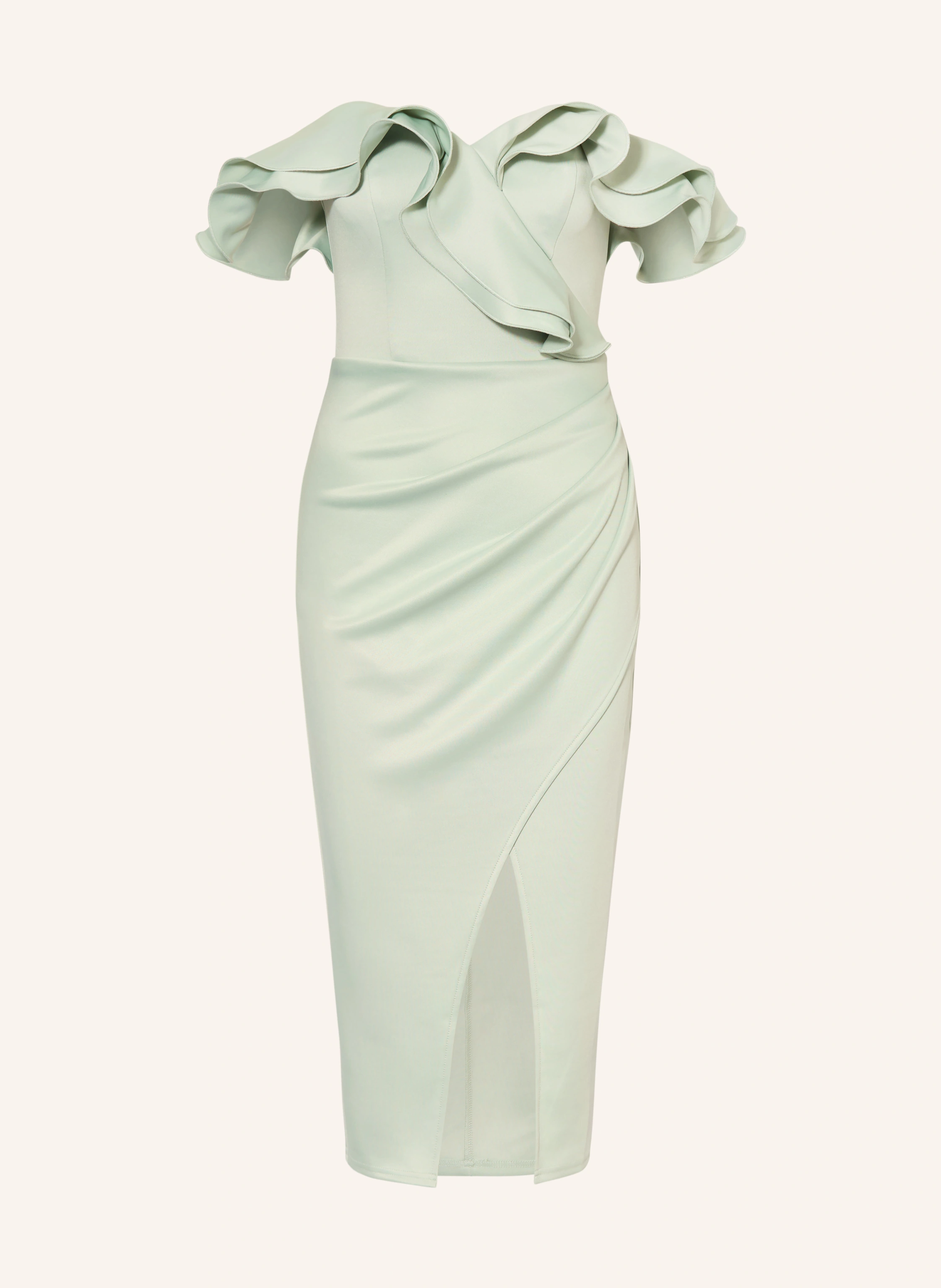 slim fit dress slacks I've Got Sunshine Puff Sleeve Mini Dress Mint– Selfie Leslie main image 1