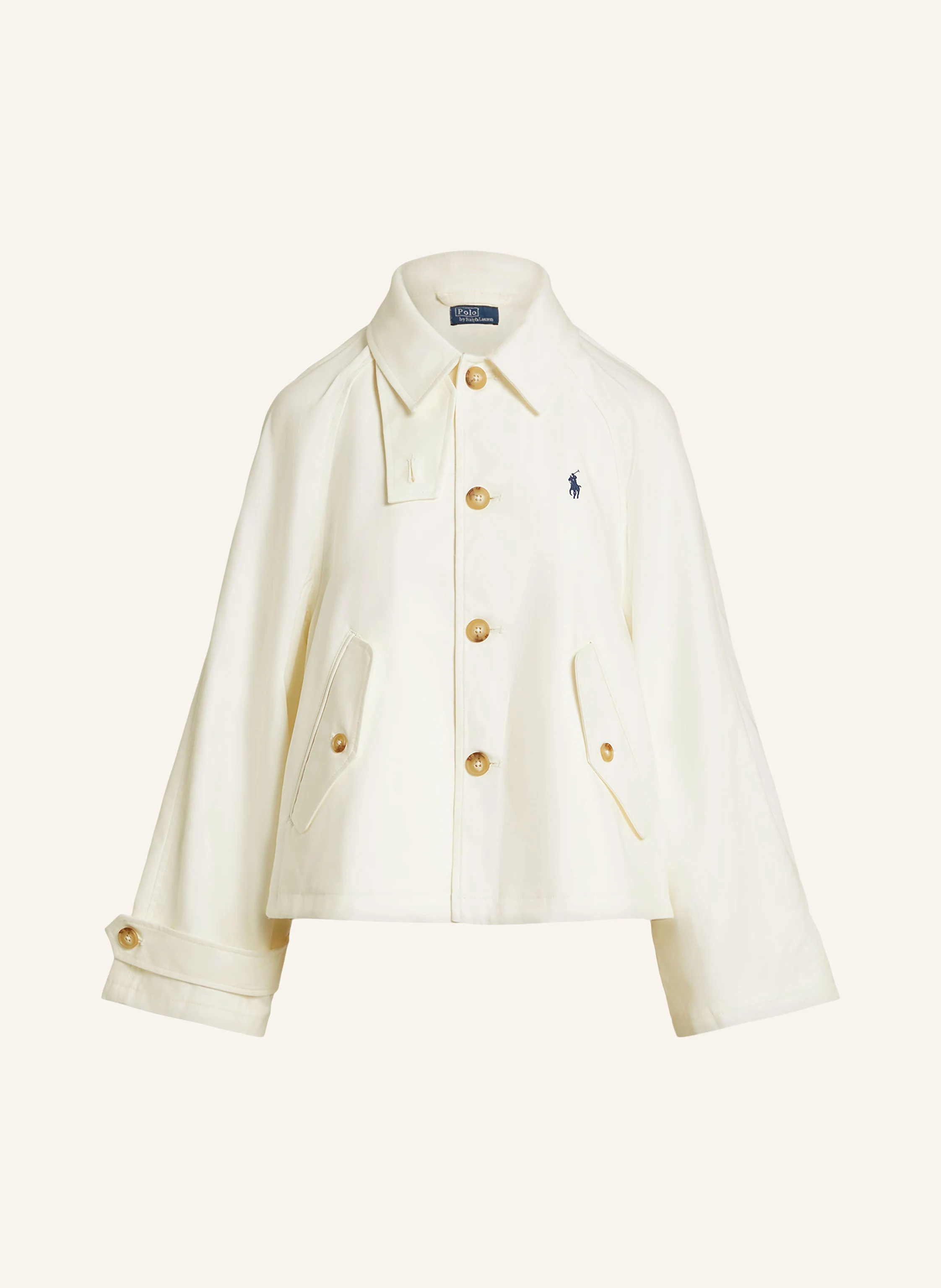 POLO RALPH LAUREN trench coat in ecru