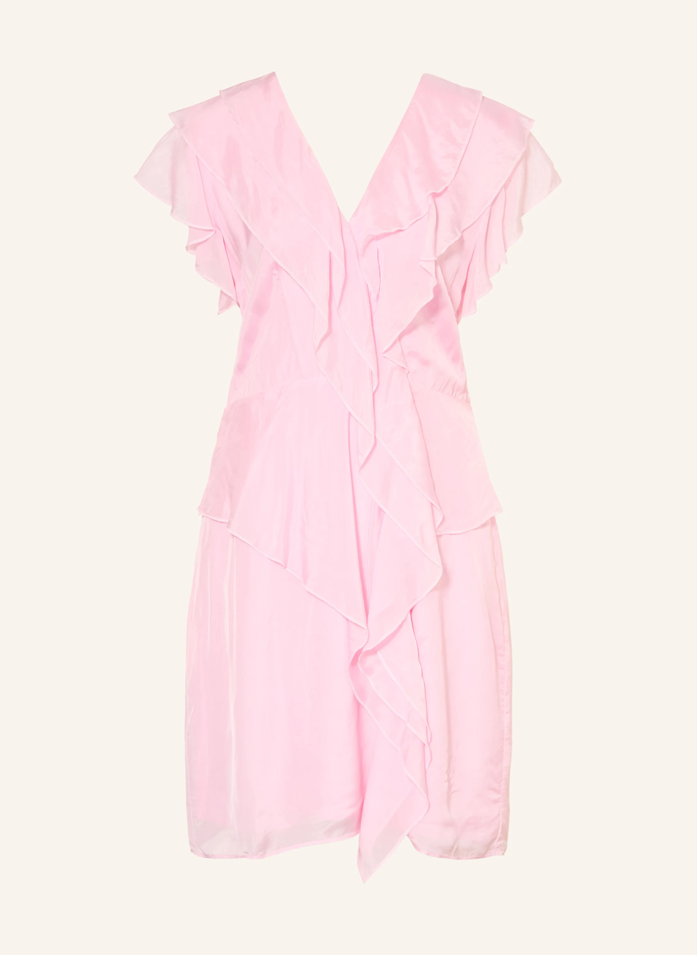 MRS & HUGS Cocktail dress with flounces in pink MRS & HUGS Cocktail dress with flounces in pink