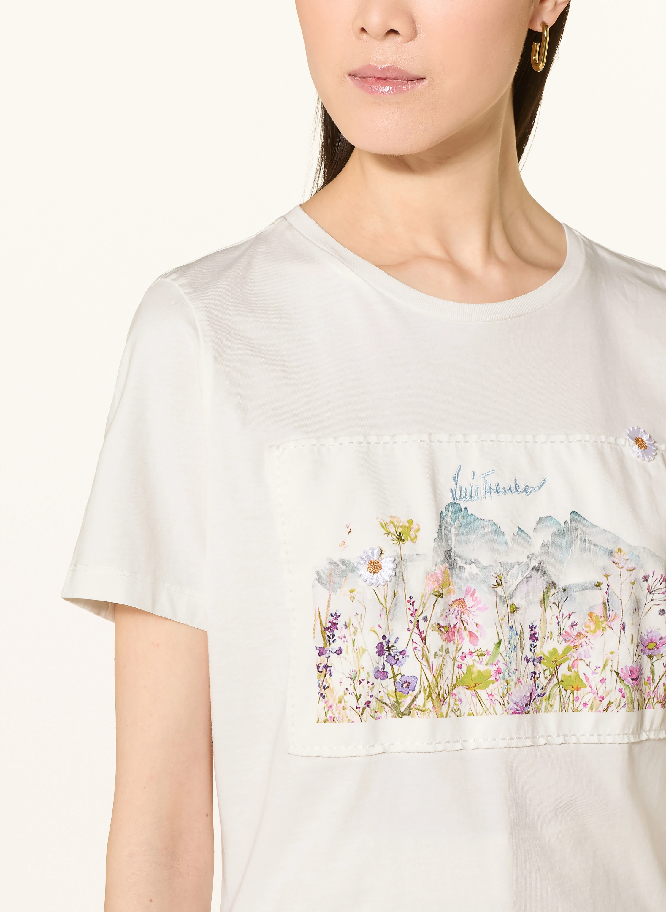 Luis Trenker LUALPE T-shirt: WHITE