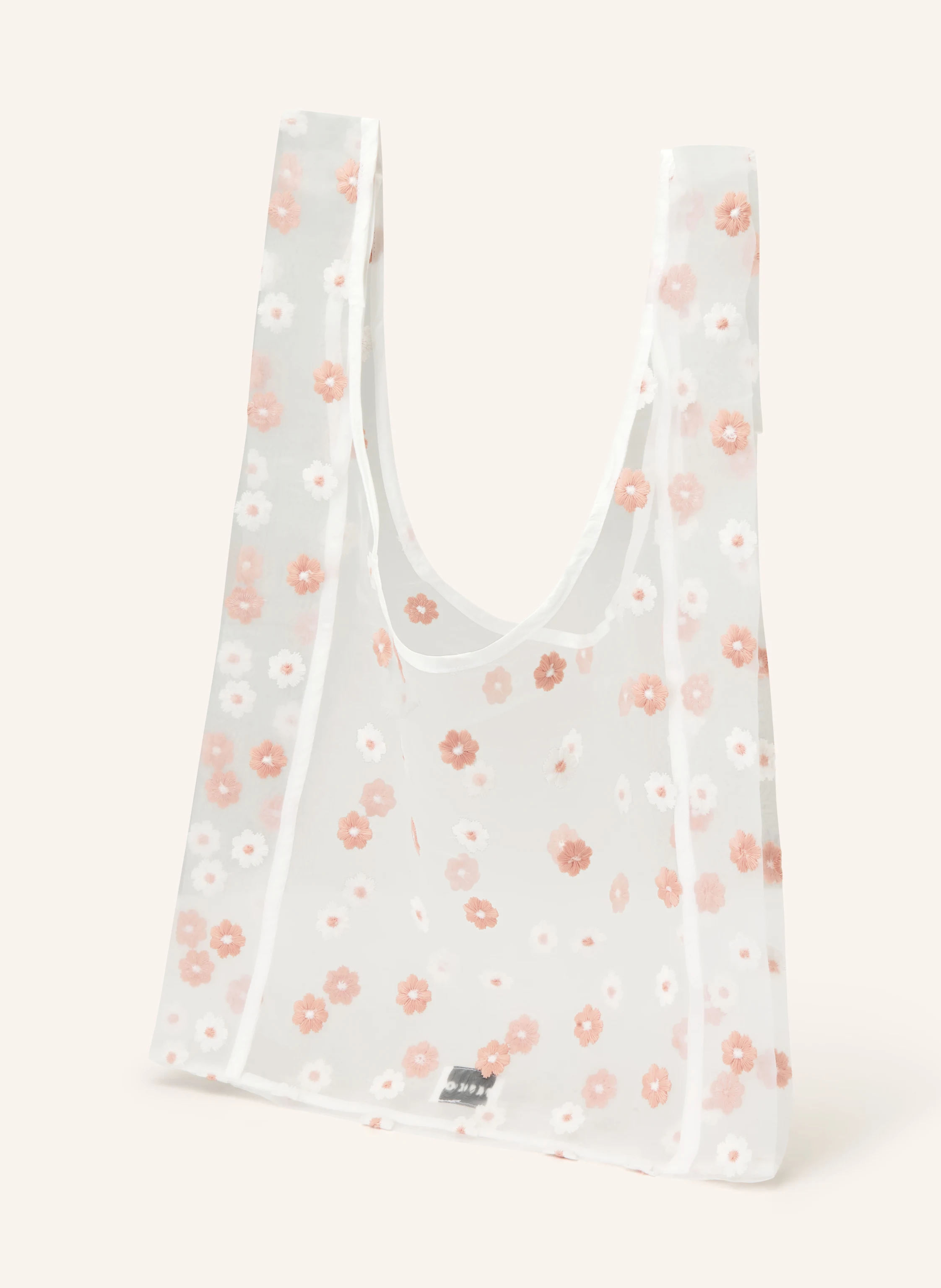 NÚNOO BELINDA LARGE handbag: WHITE / ROSE