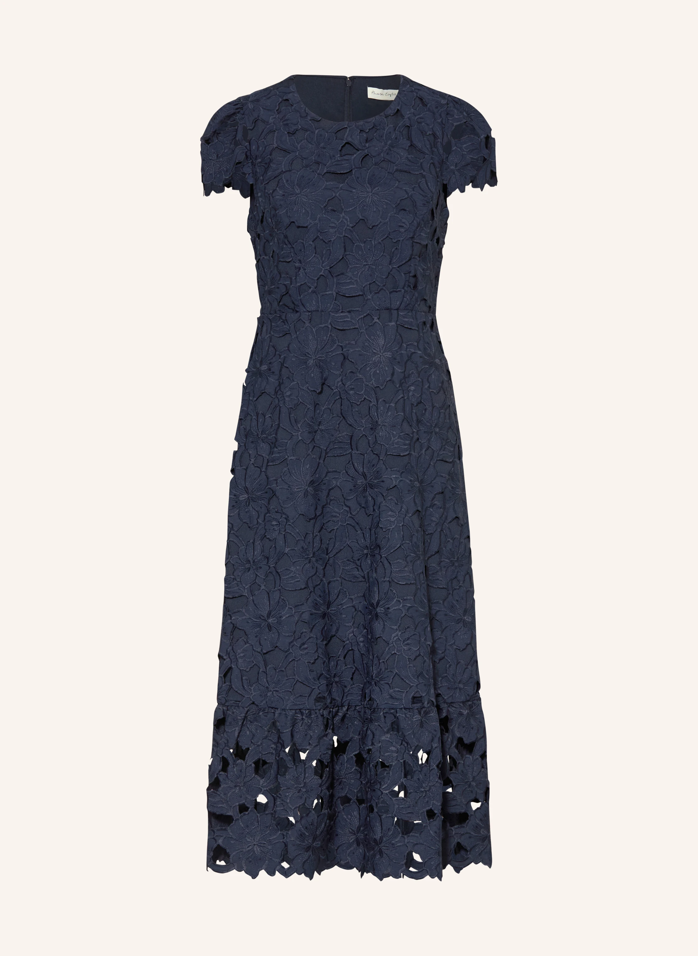 Phase Eight LEILANI lace dress in dark blue