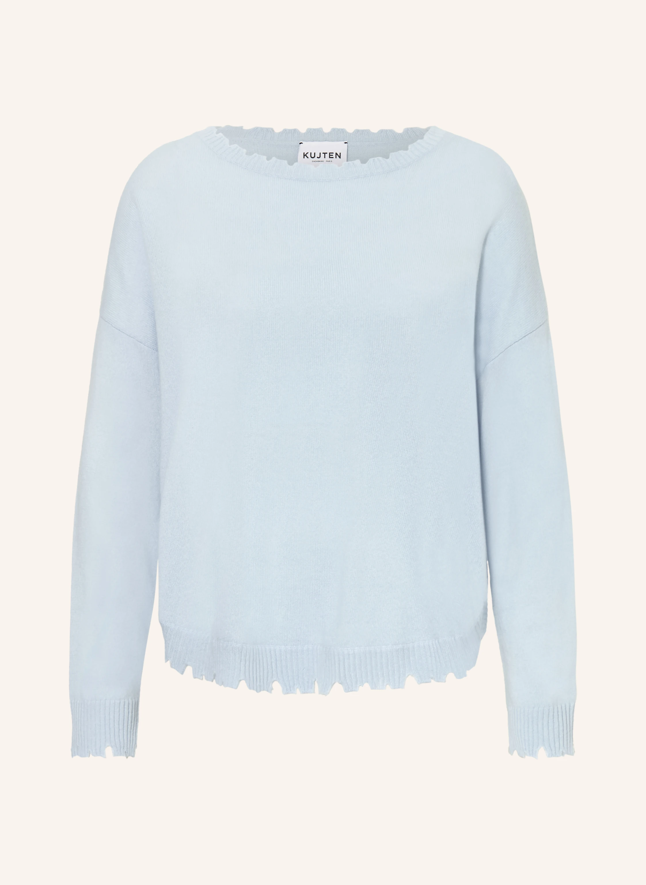 KUJTEN Cashmere sweater MELAH: LIGHT BLUE