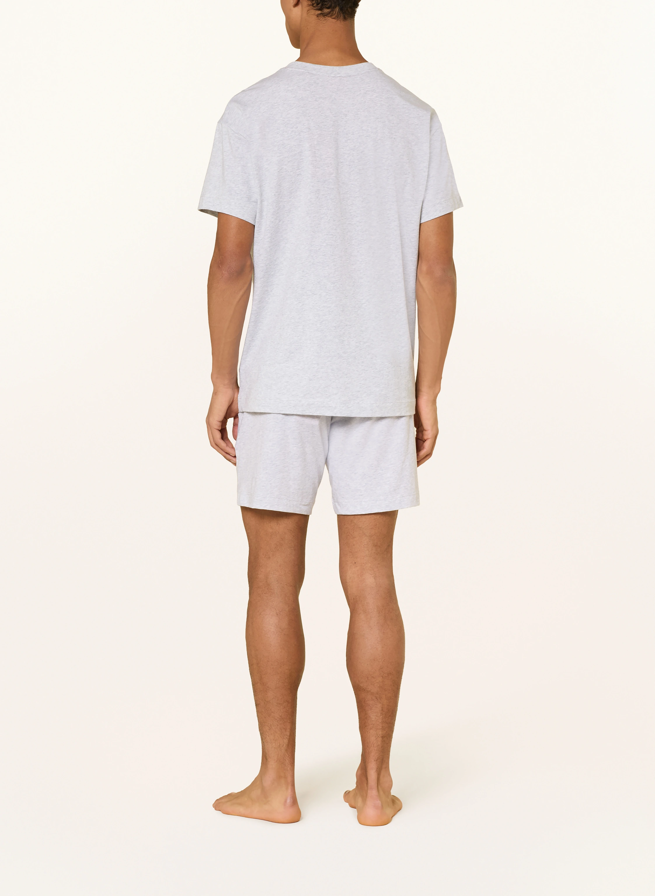 HUGO LAZE sleep shorts: LIGHT GRAY