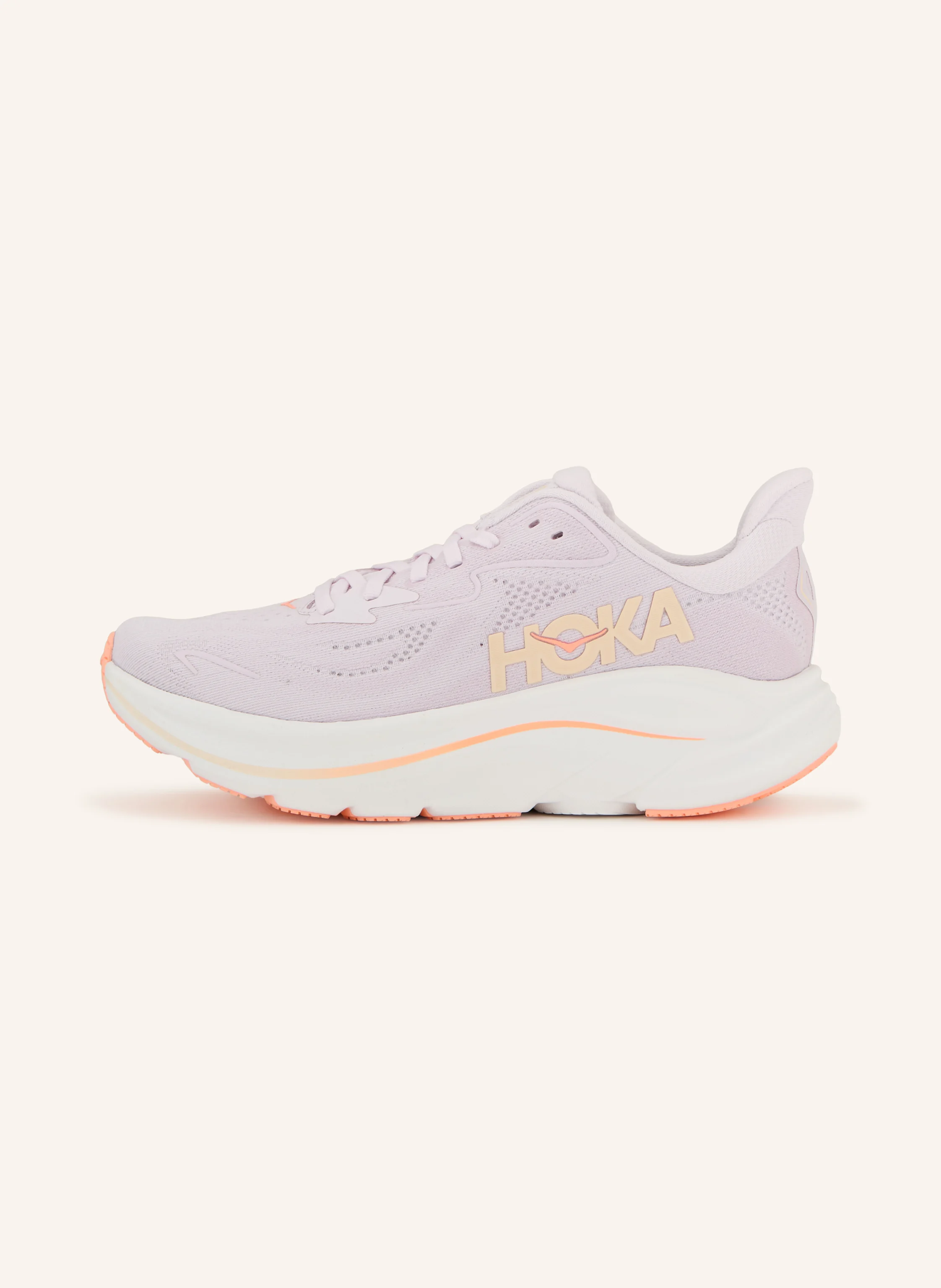 HOKA Løbesko CLIFTON 10: LYSELILLA / NEONORANGE / LYSEORANGE
