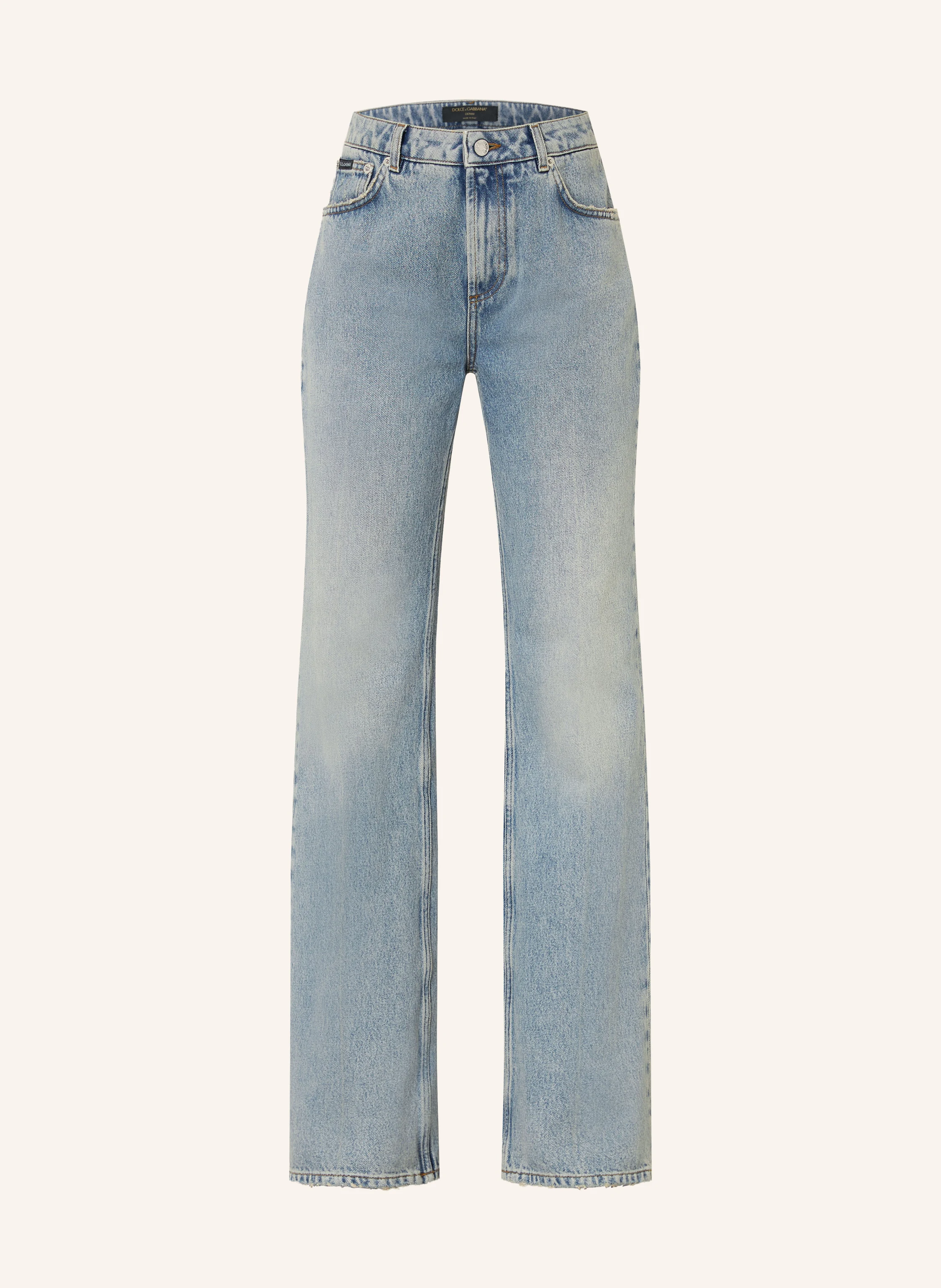 DOLCE & GABBANA Straight jeans in s9001 variante abbinata