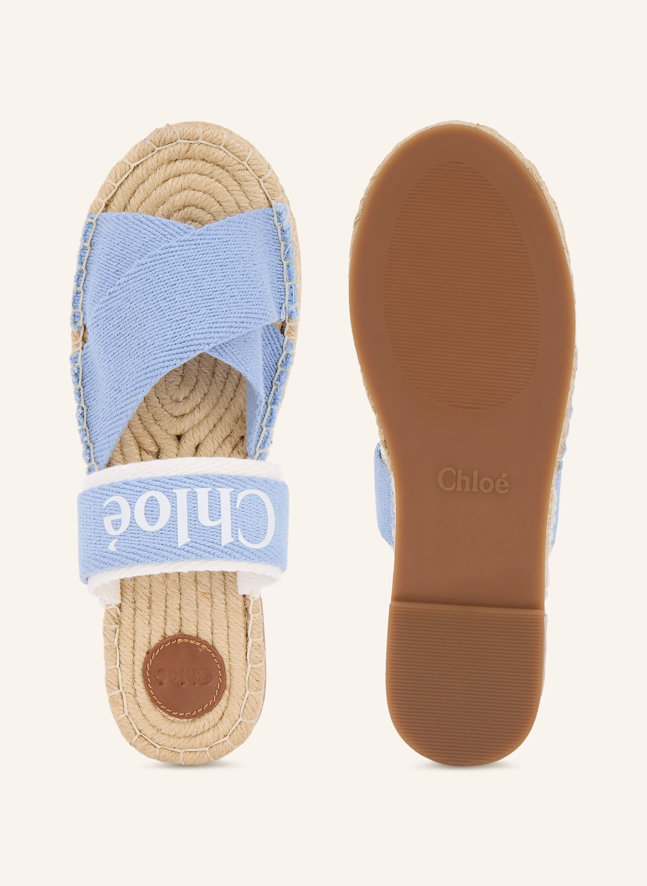 Chloé Pantoletten KIDS in z10 denim blue