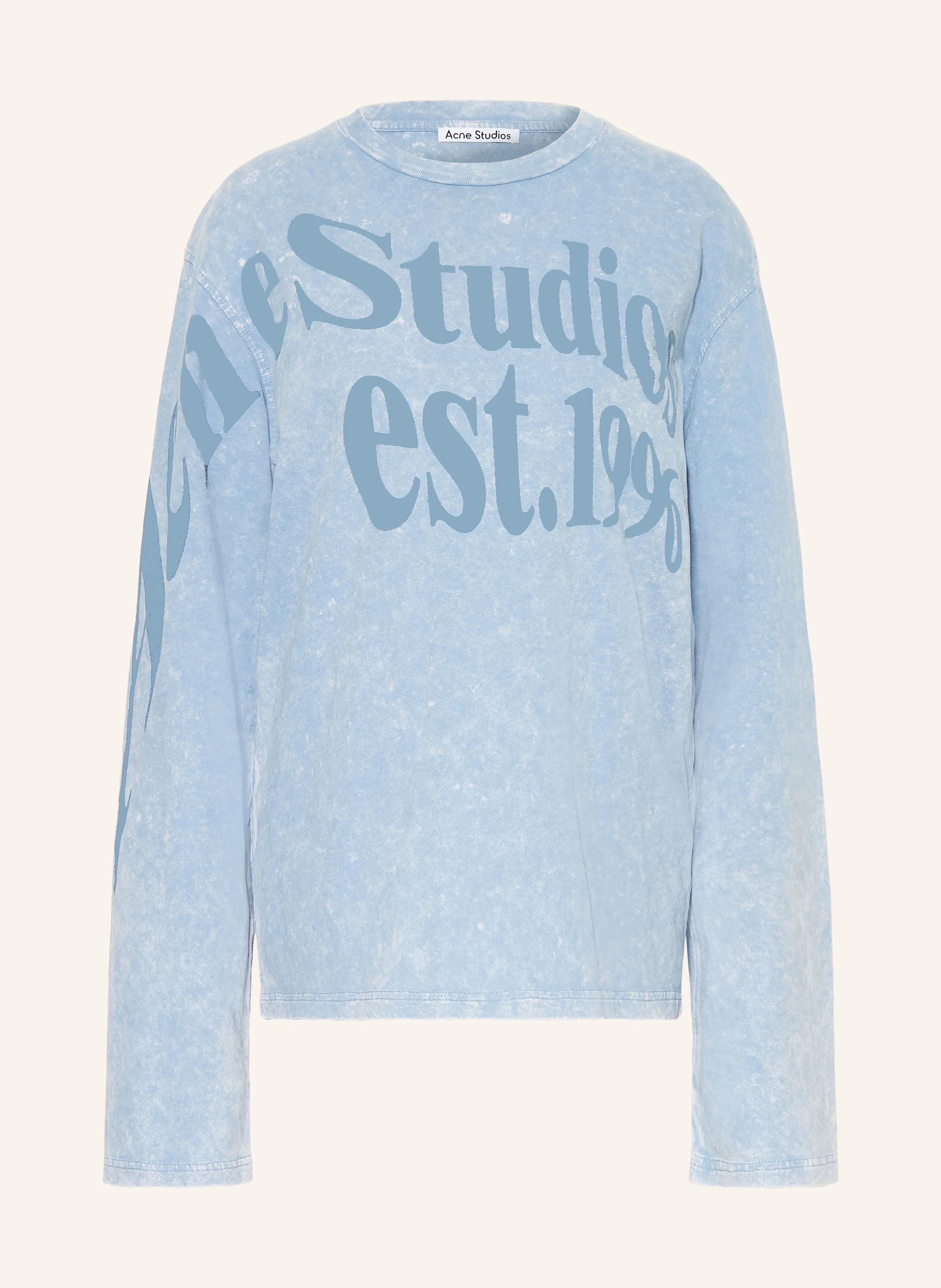 Acne Studios Long-sleeve shirt in light blue / blue gray