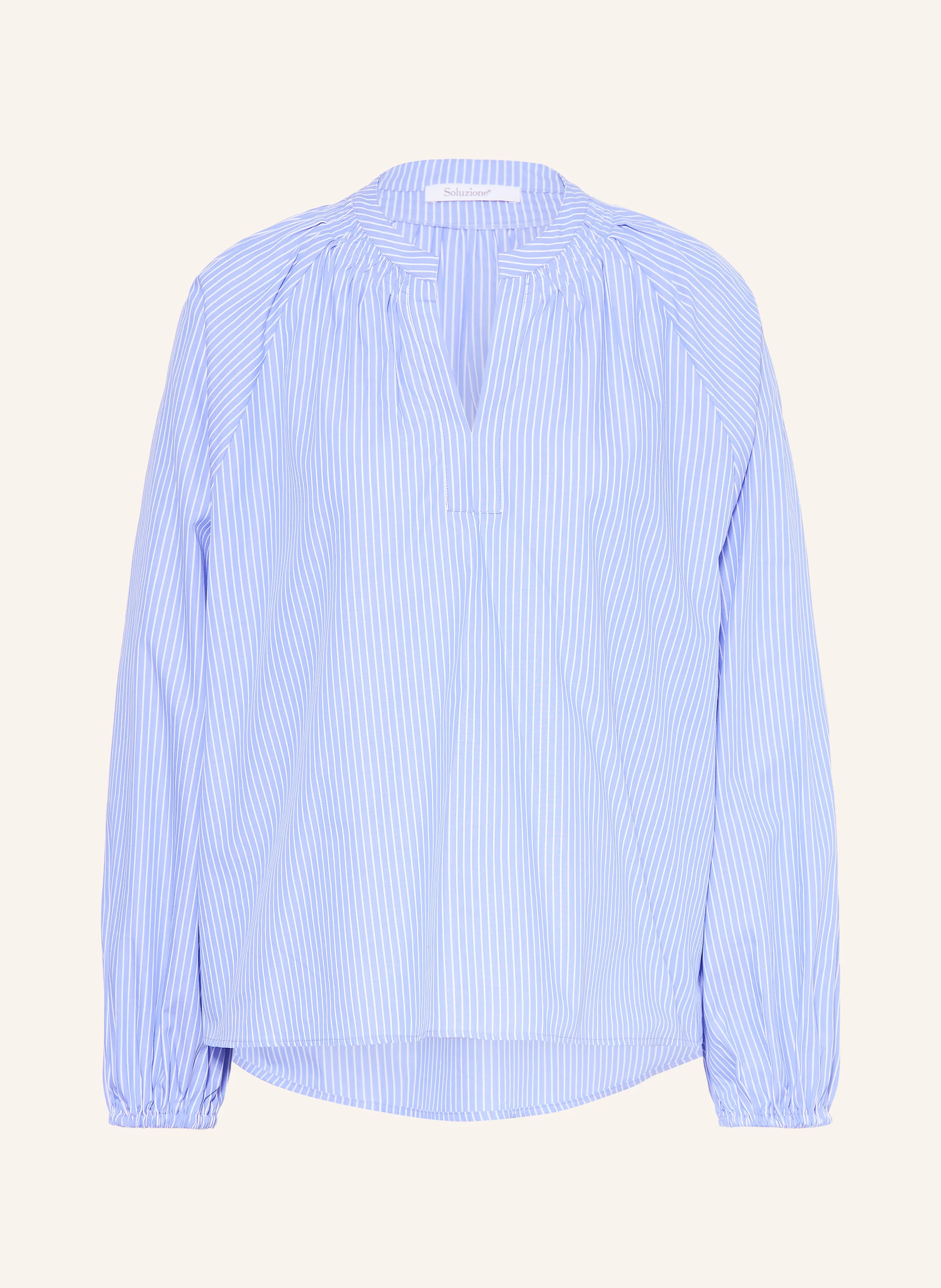 Soluzione blouse shirt: LIGHT BLUE / WHITE
