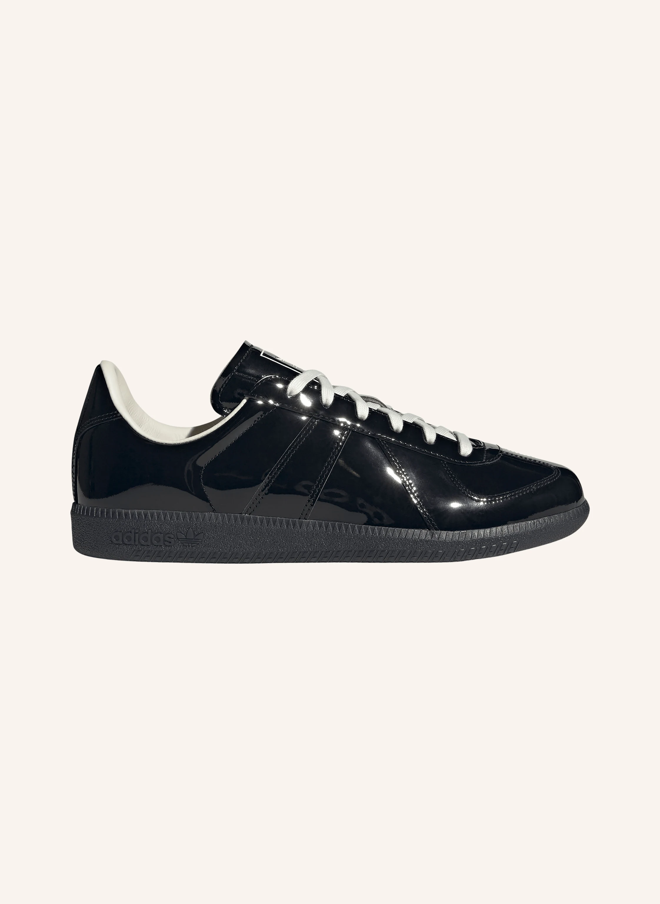 adidas Originals Patent Leather Sneakers BW ARMY in black / cream