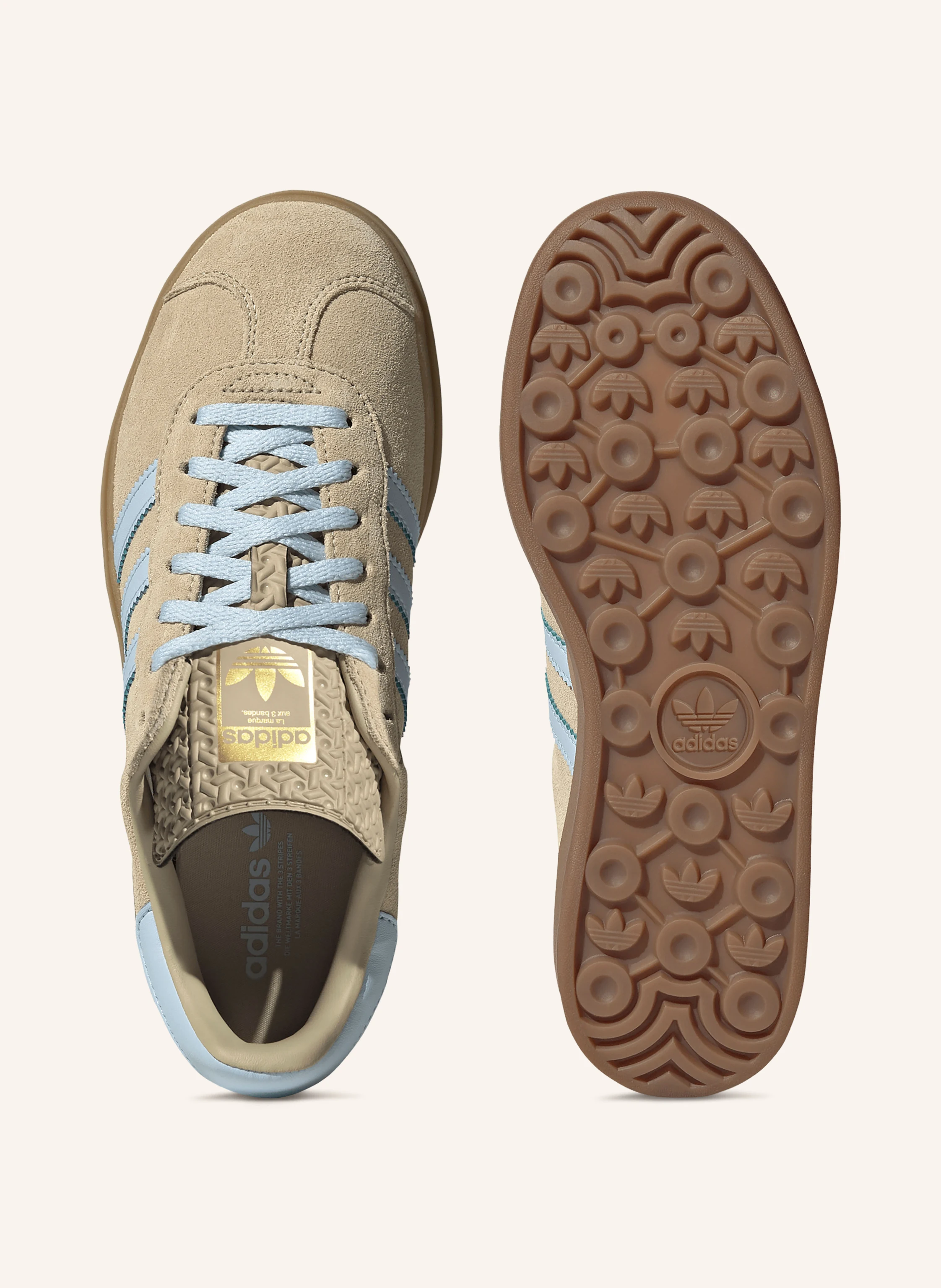 adidas gazelle silver green womens adidas Gazelle Bold Shoes - Women's - Aurora Coffee / Light Pink / Gold