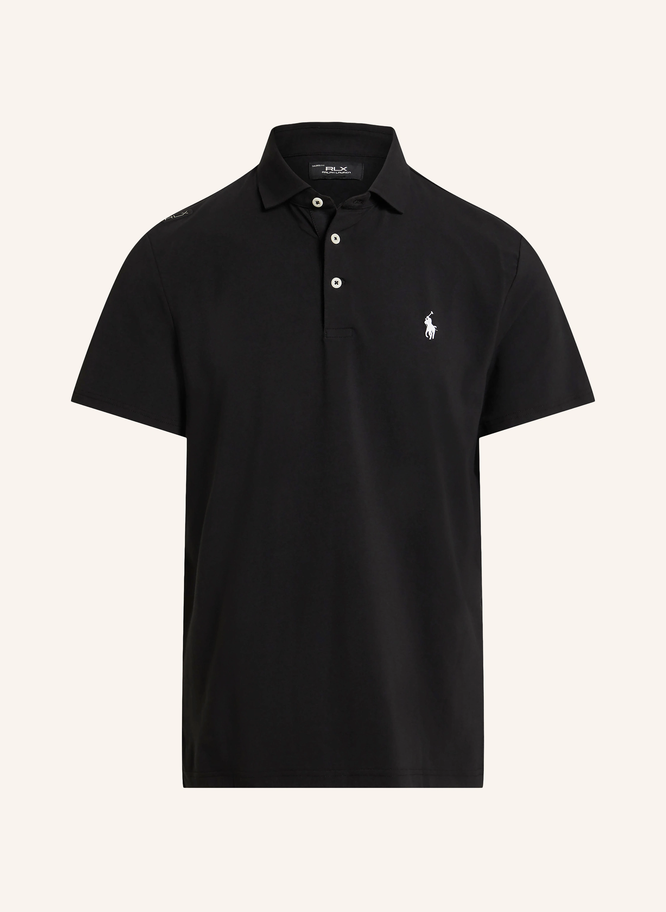 RLX RALPH LAUREN Functional polo shirt in black / white