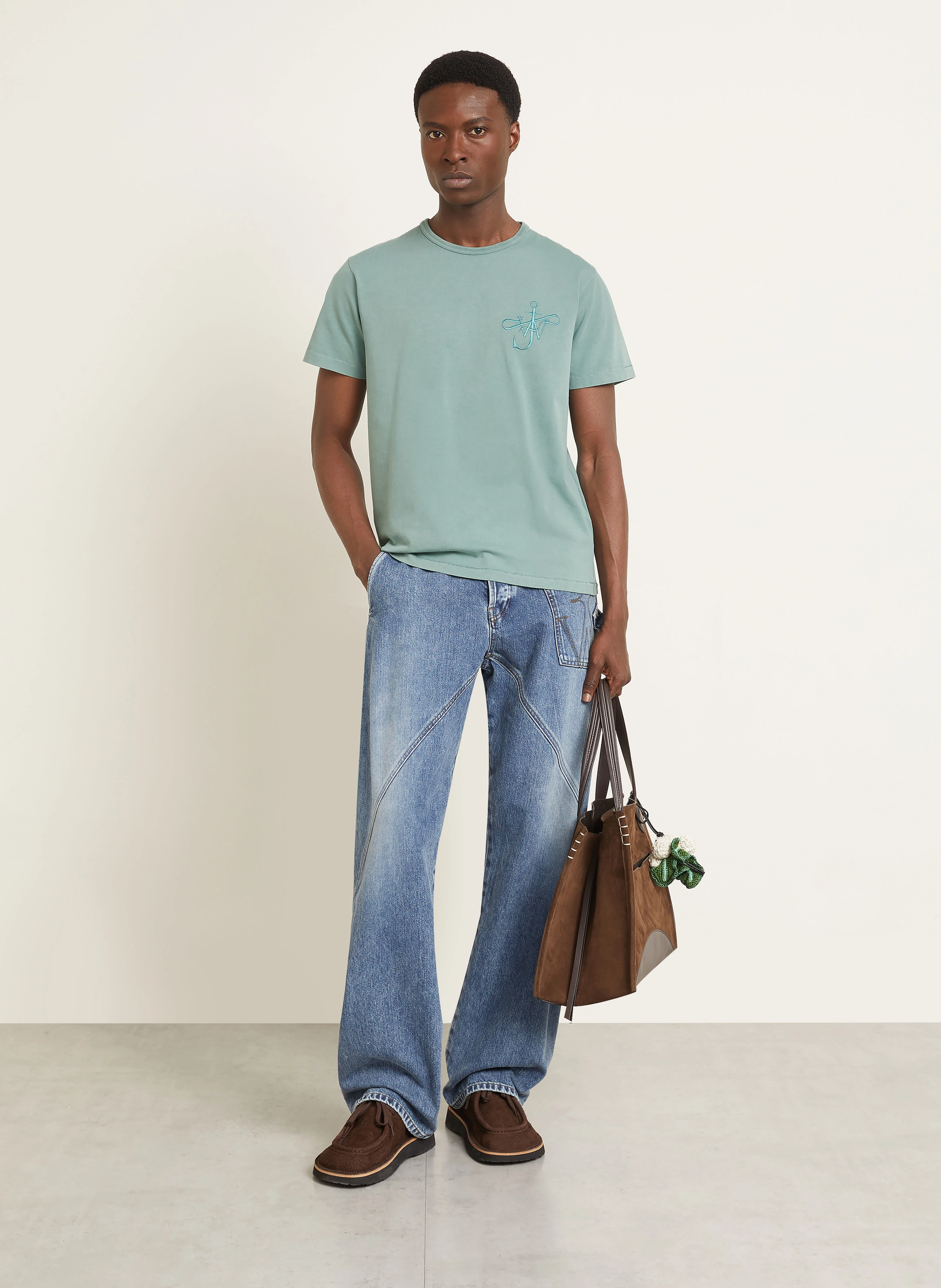 JW ANDERSON T-shirt: LIGHT GREEN