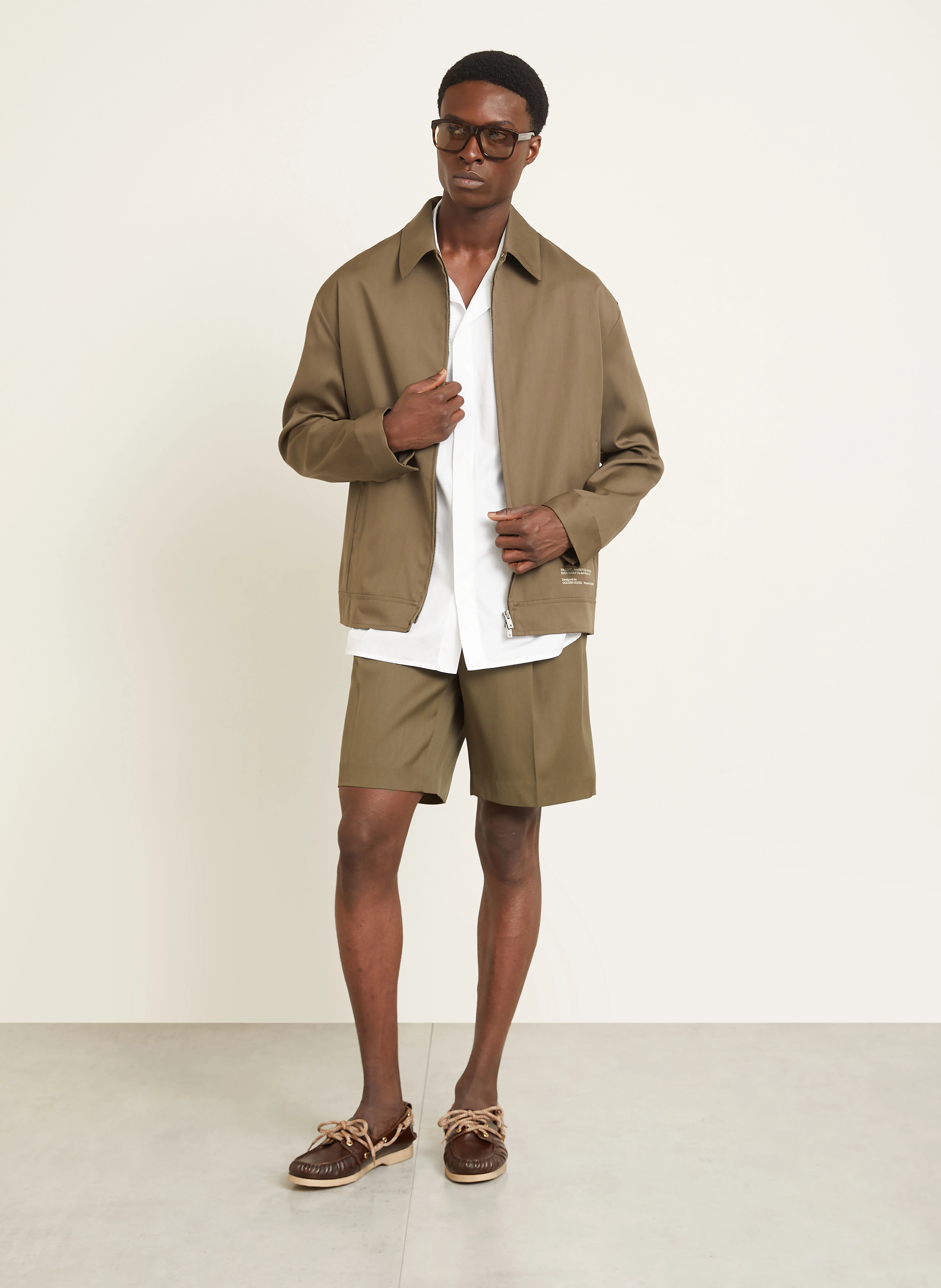 GOLDEN GOOSE Jacheta JOURNEY: OLIV