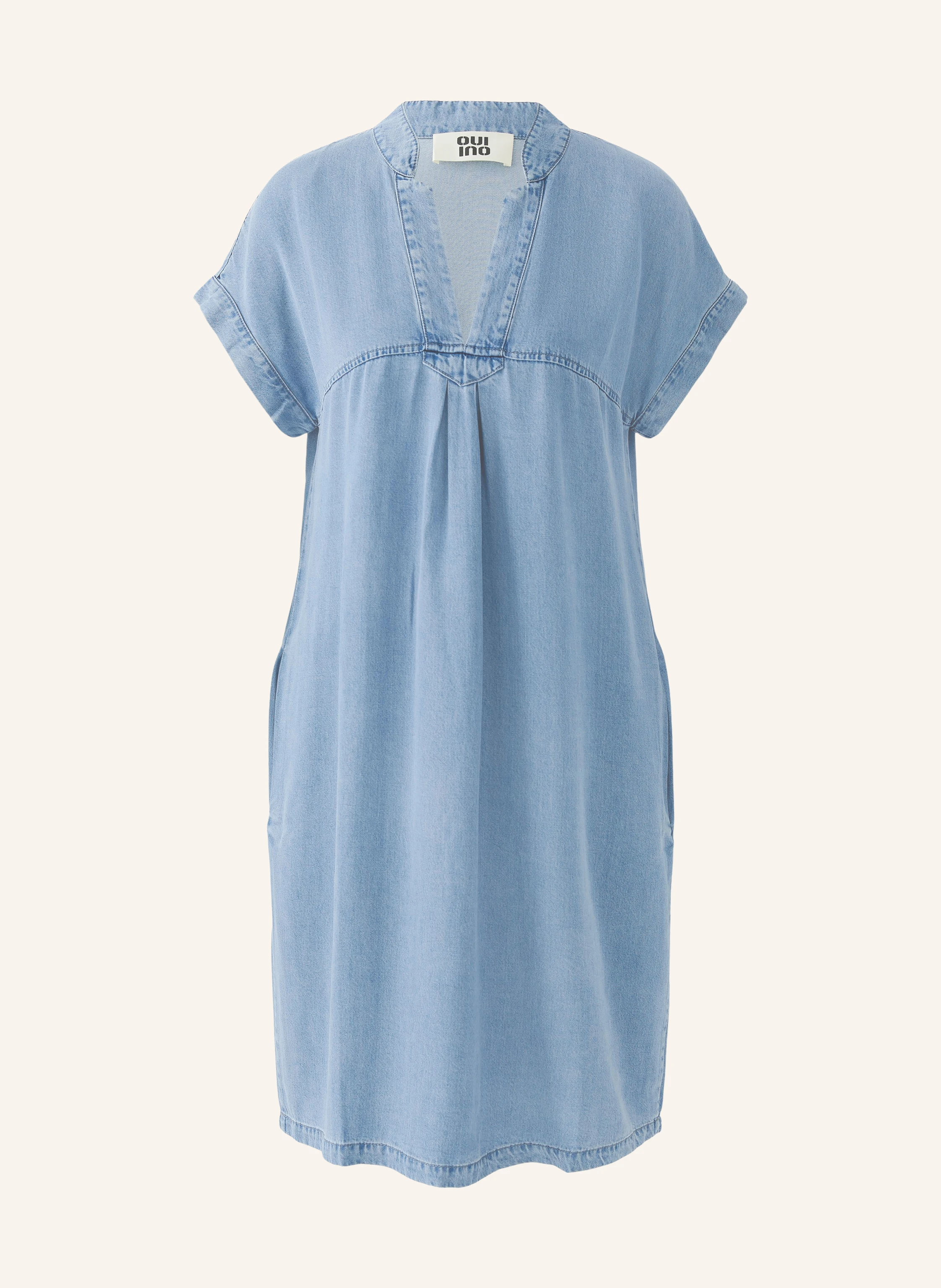 mama lyocell denim dress Women's Blue MAMA Lyocell Denim Dress