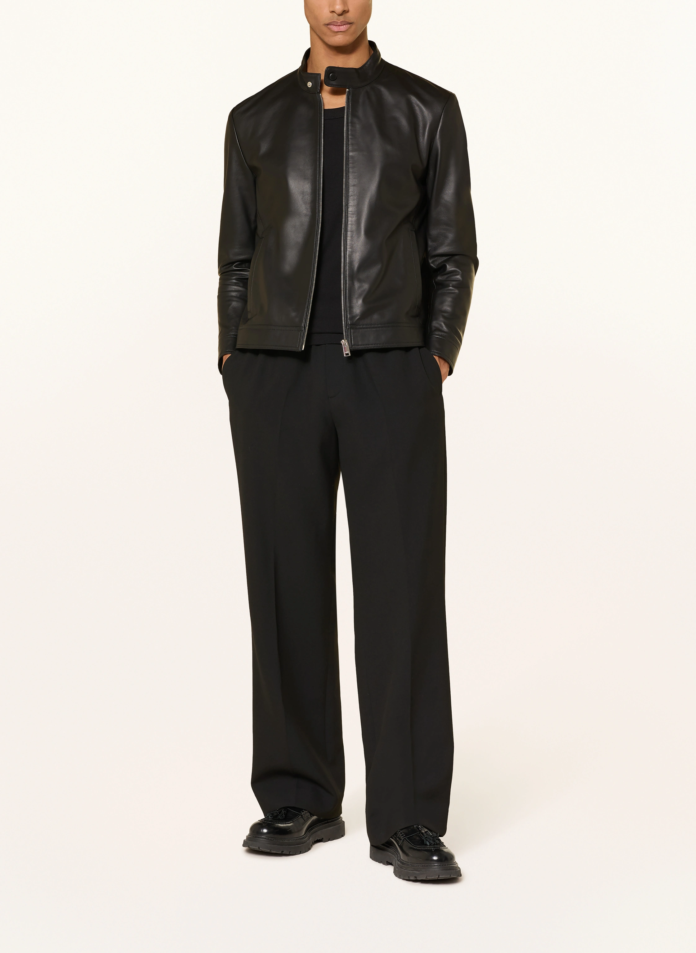 ARMA RYU leather jacket in black