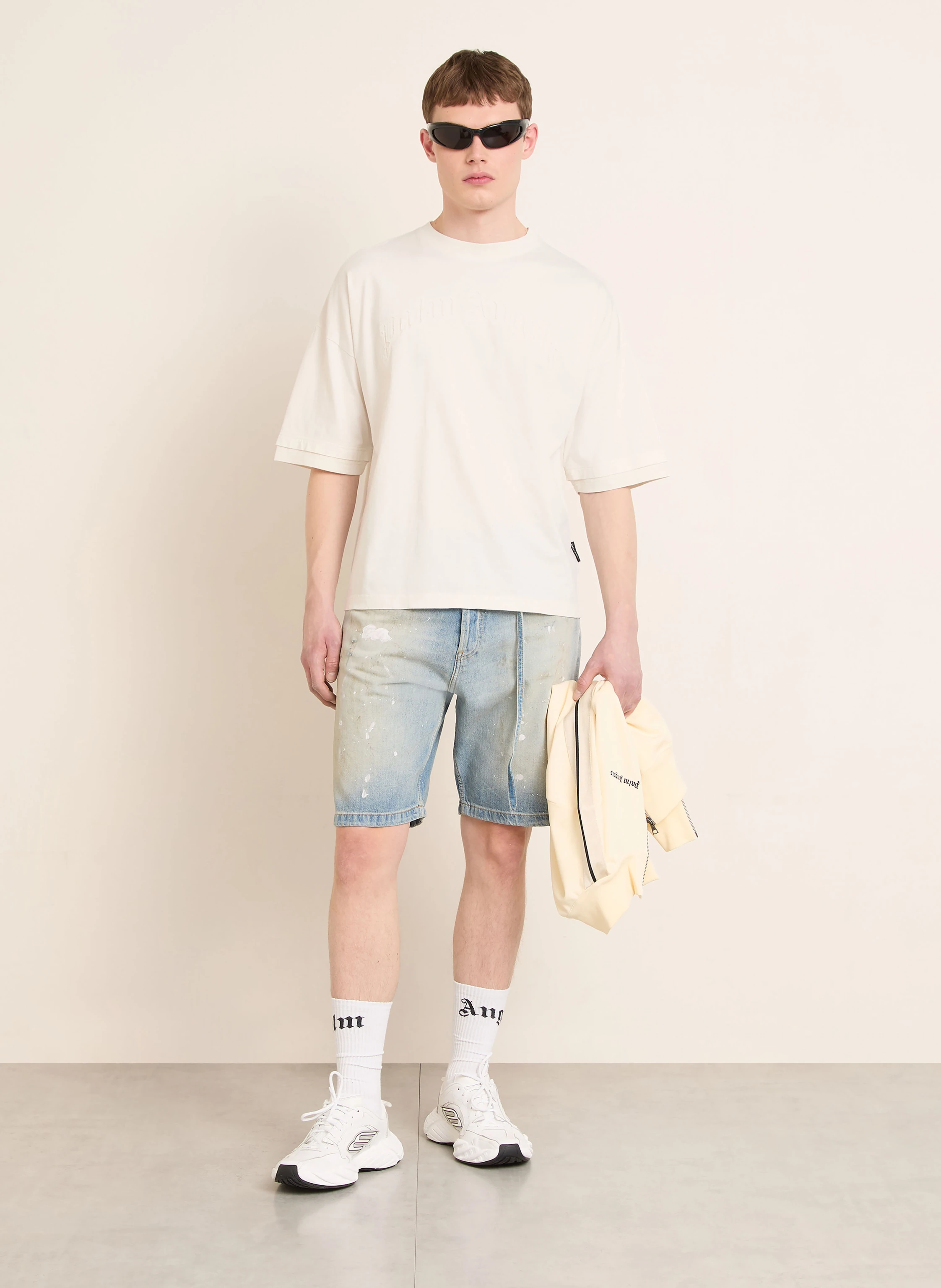 Palm Angels T-shirt: ECRU