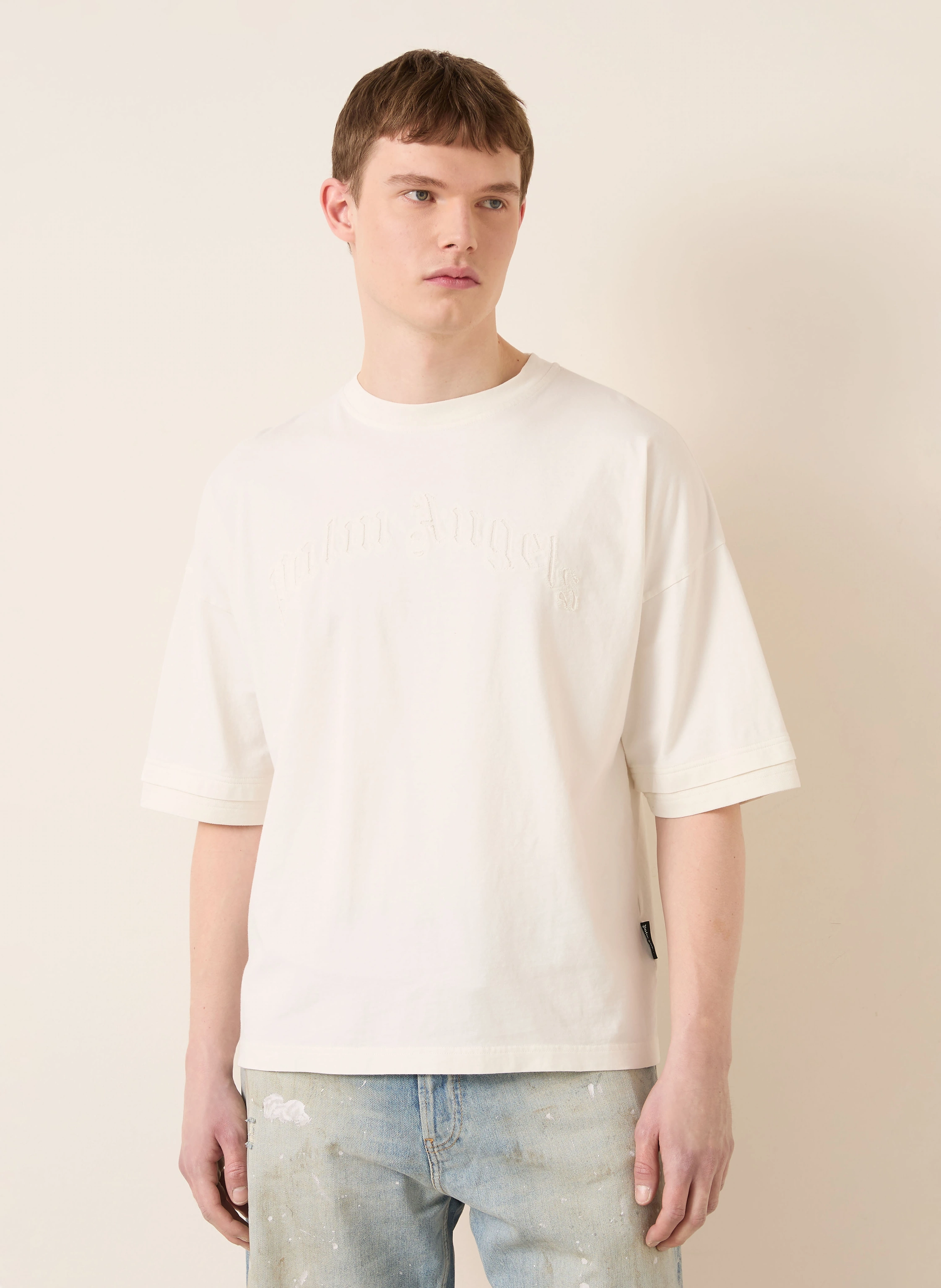 Palm Angels T-shirt: ECRU