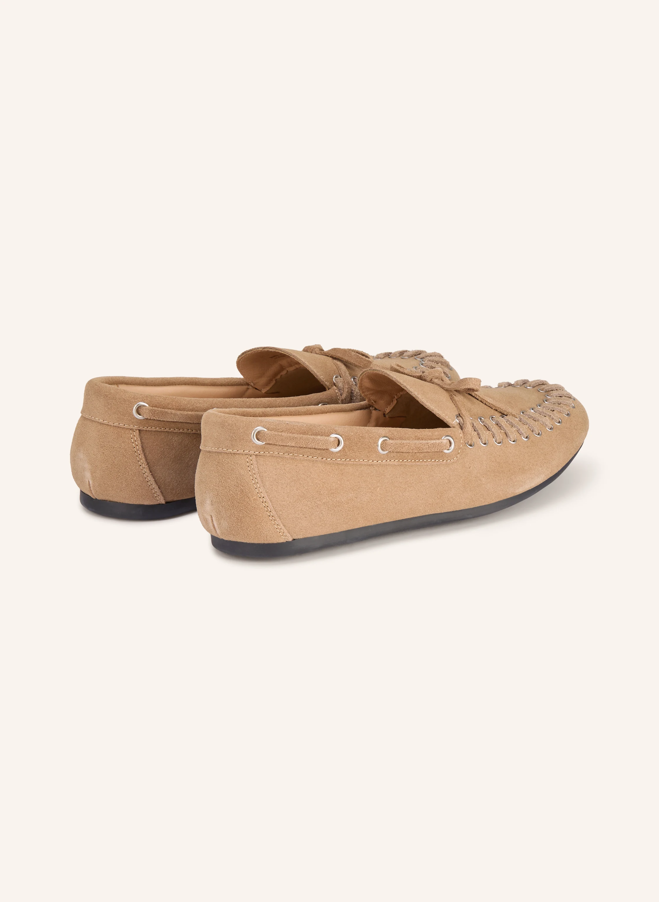 BIANCO BIAMARLENE Moccasins: CAMEL