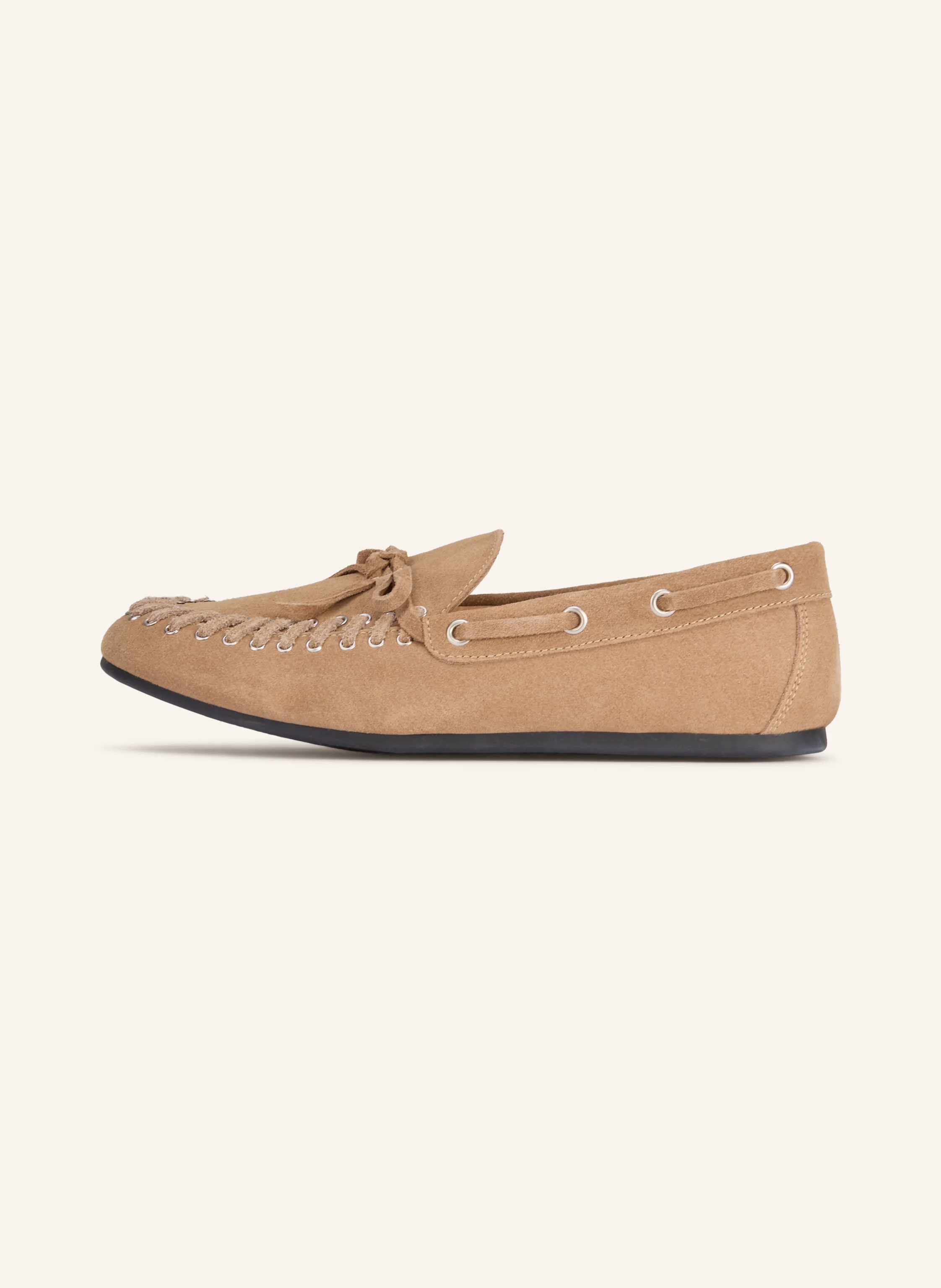 BIANCO BIAMARLENE Moccasins: CAMEL