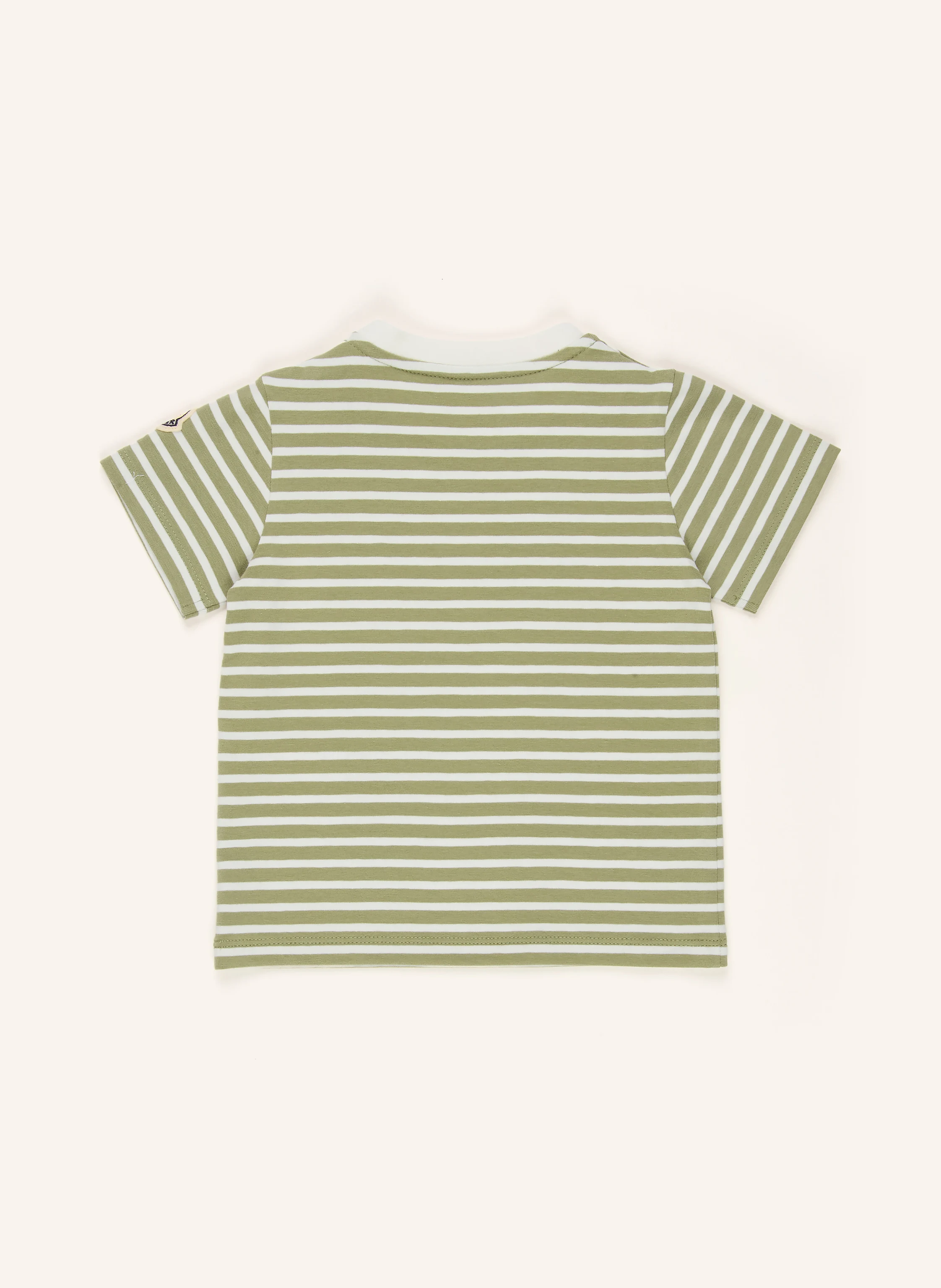 MONCLER 緑と白のストライプ Tシャツ モンクレールロンt コーデメンズ 