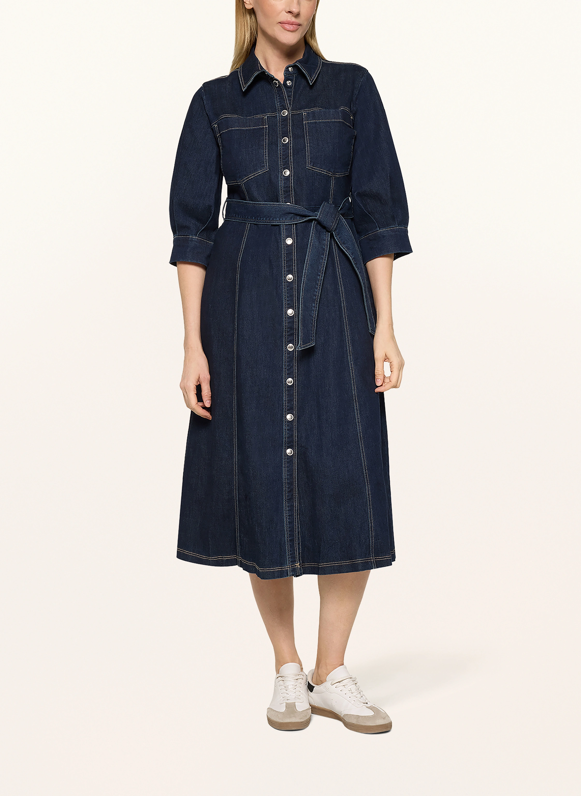 Betty Barclay Rochie din denim cu mâneci 3/4: 8620 DARK BLUE DENIM