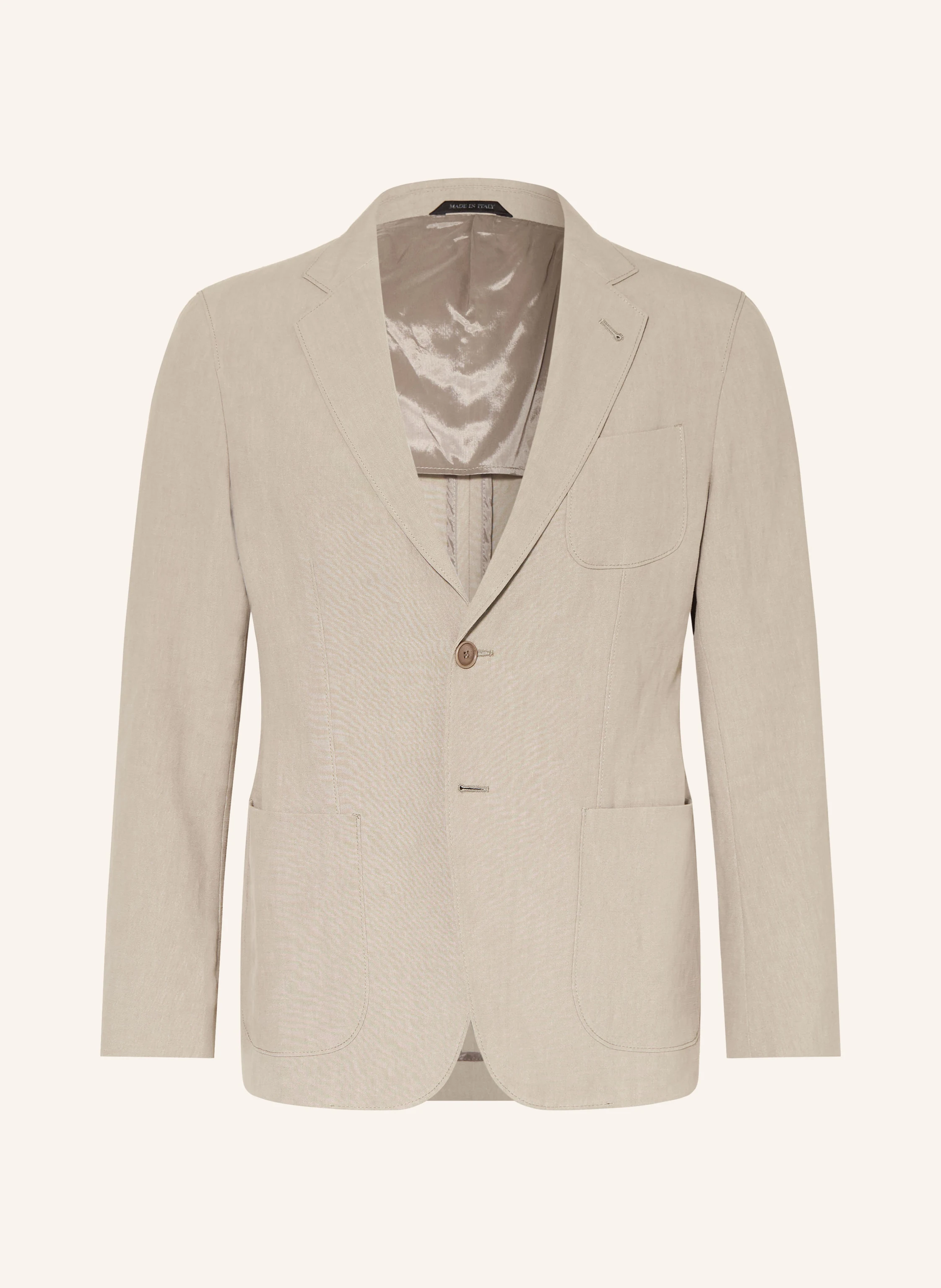 ジャケット・アウター 80s GIORGIO ARMANI Linen Tailored Jacket GIORGIO ARMANI Regular fit linen suit jacket in u6167 roasted cashew