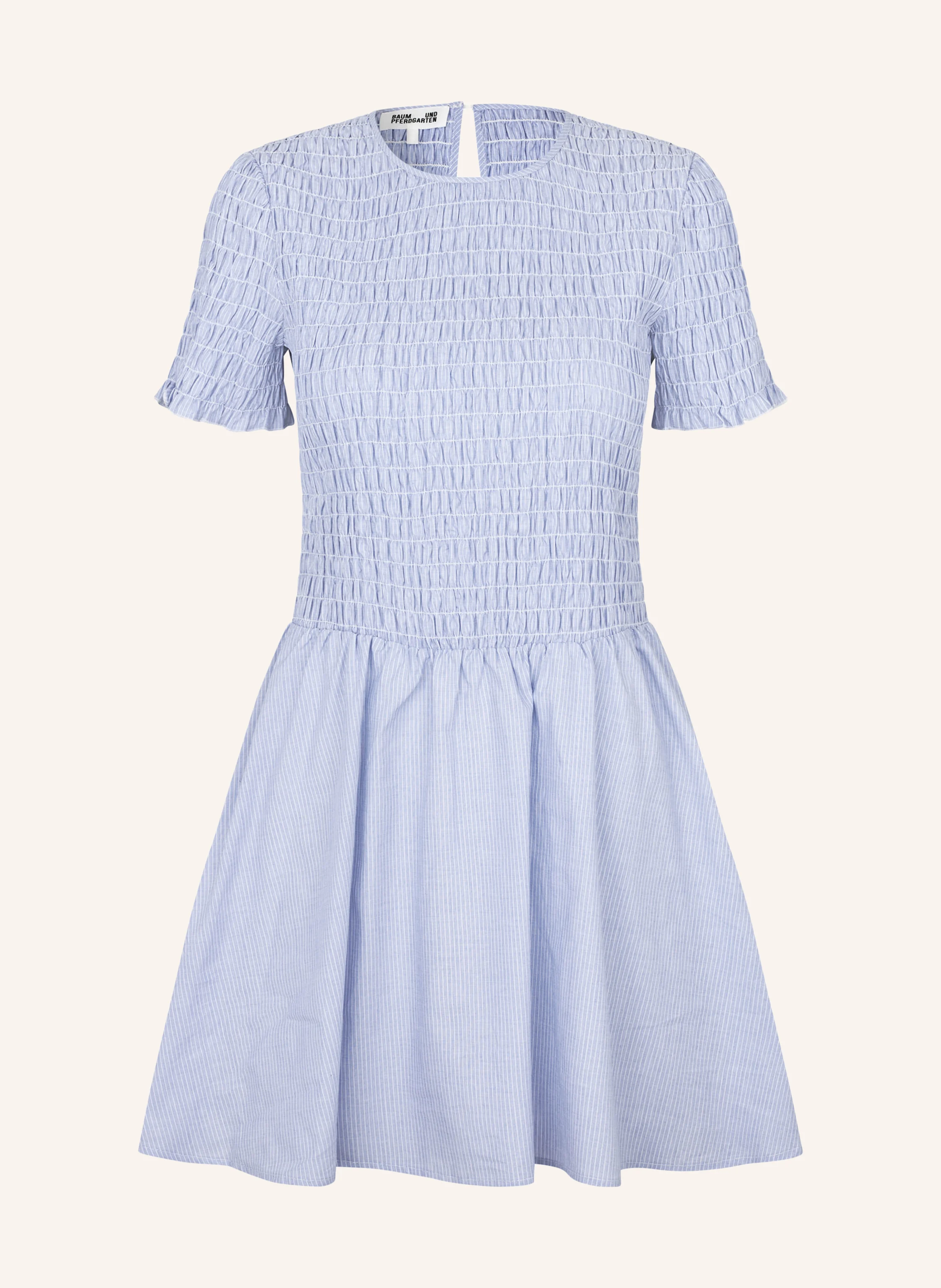 BAUM UND PFERDGARTEN ASSANDRA Dress in light blue / white BAUM UND PFERDGARTEN ASSANDRA Dress in light blue / white