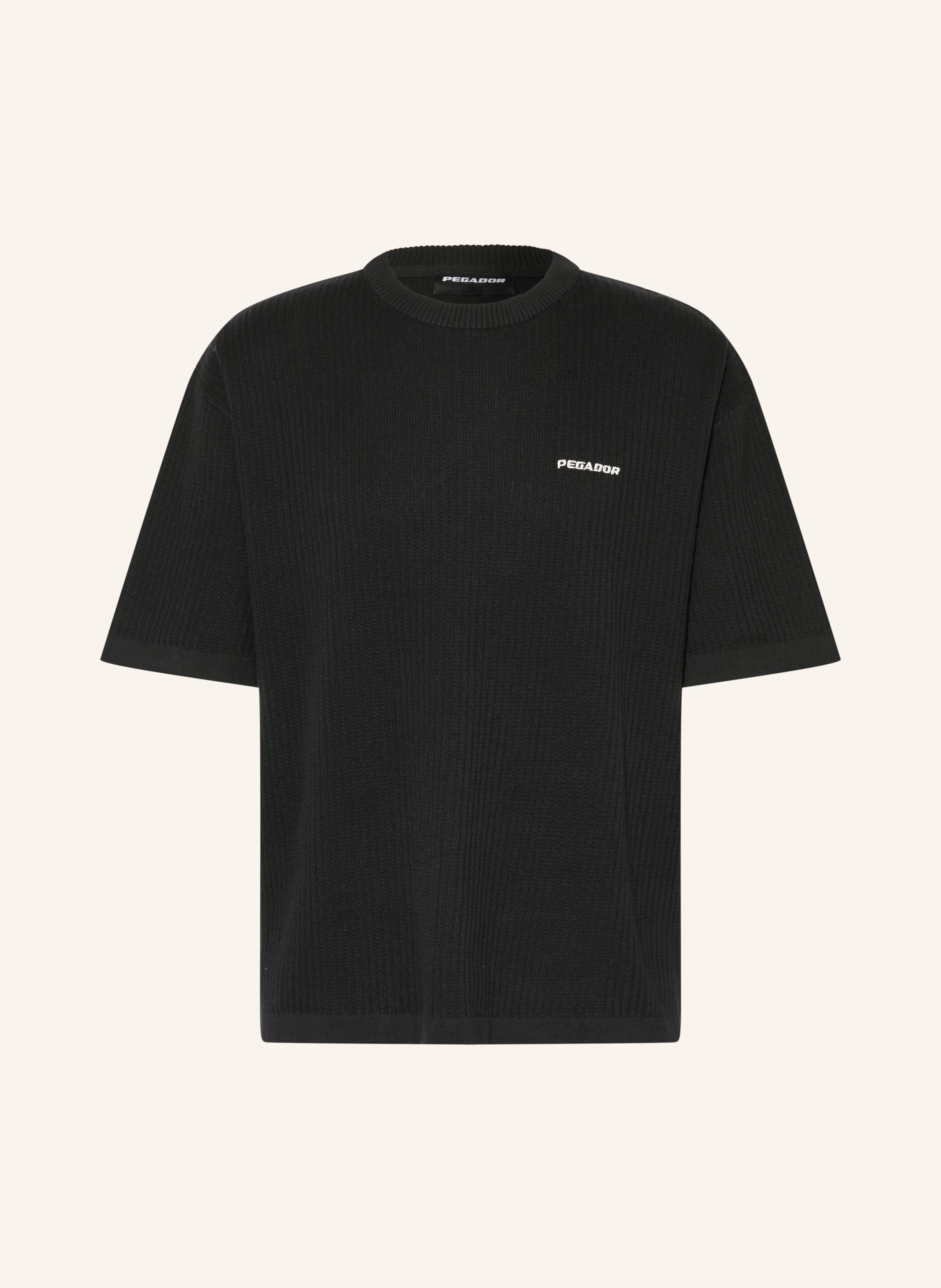 PEGADOR STON Knit Shirt: BLACK